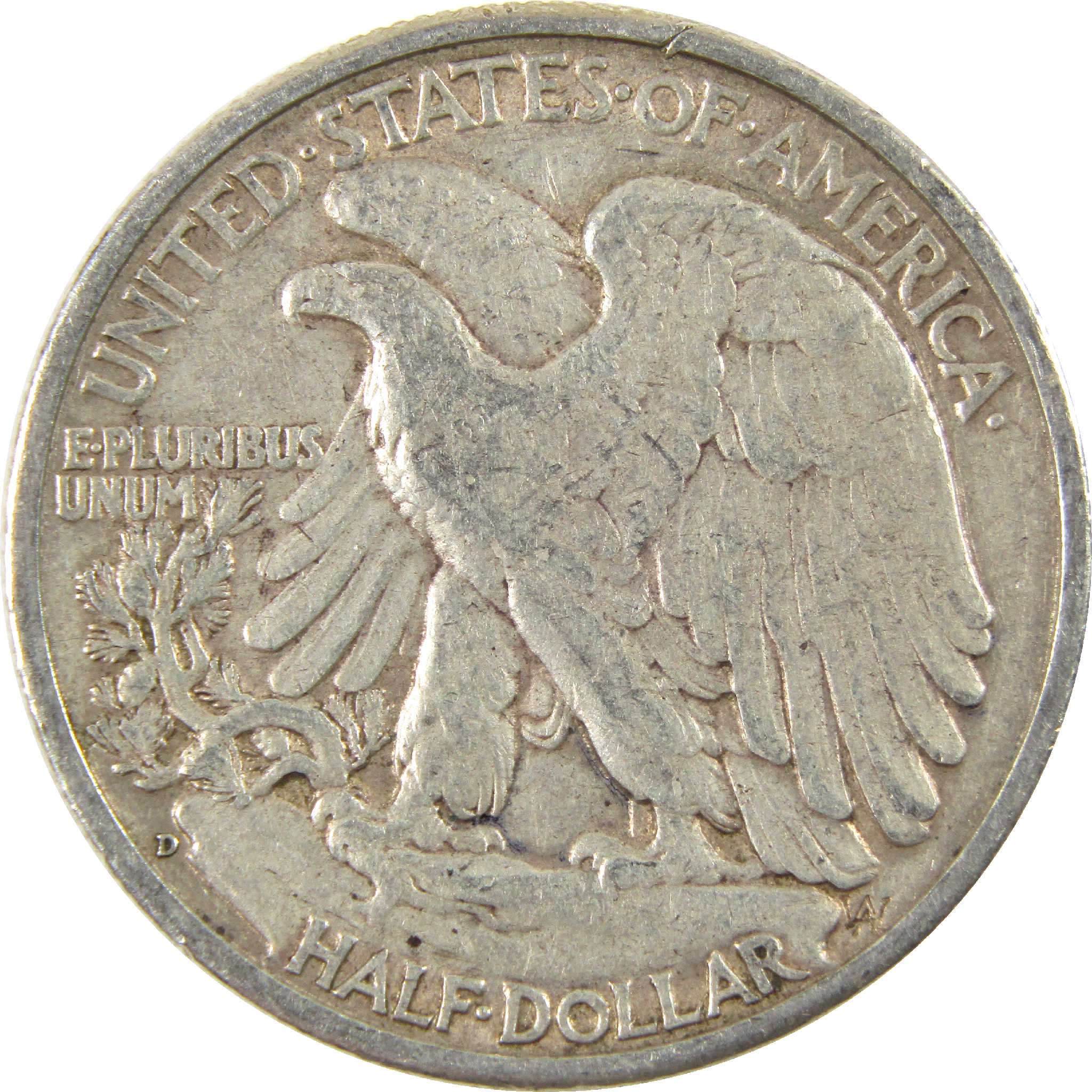 1941 D Liberty Walking Half Dollar XF EF Extremely Fine Silver 50c