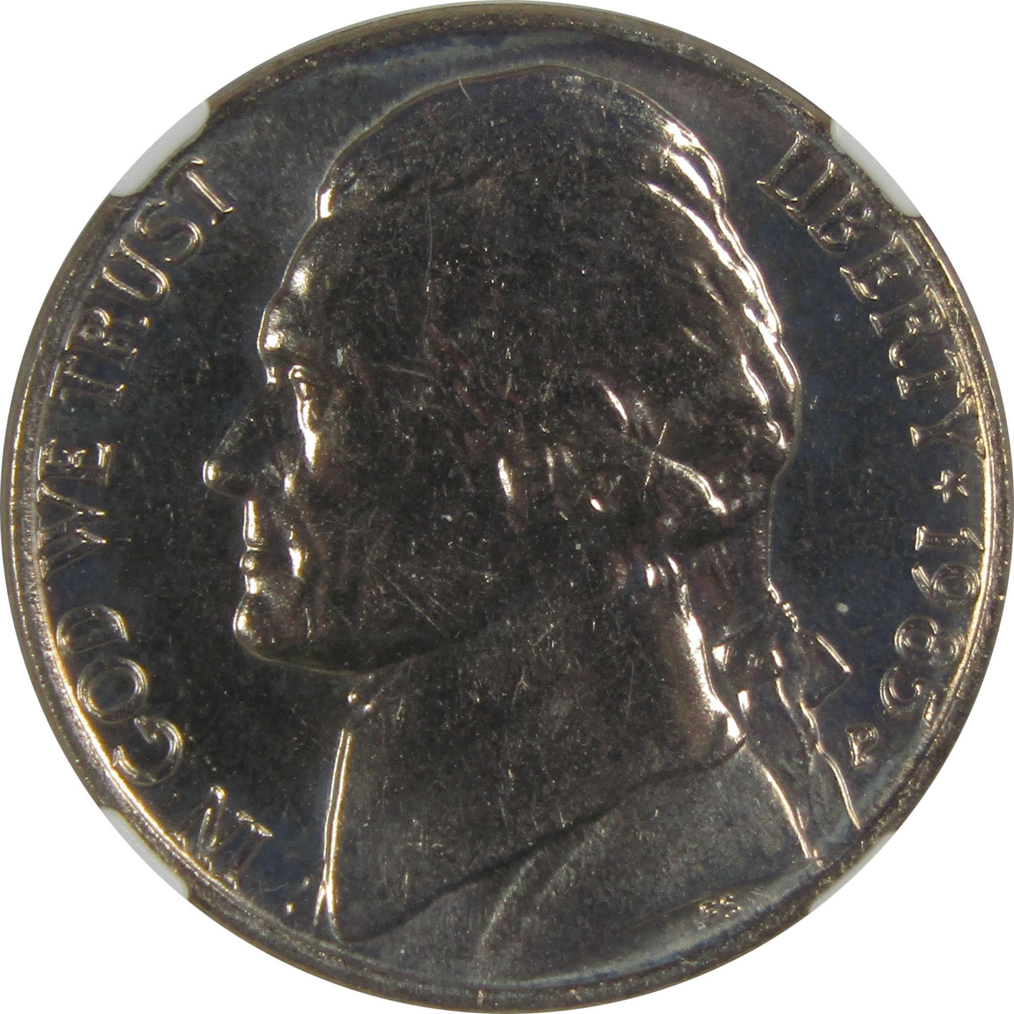 1985 P Jefferson Nickel MS 66 NGC Original Bag Fragment SKU:I23498