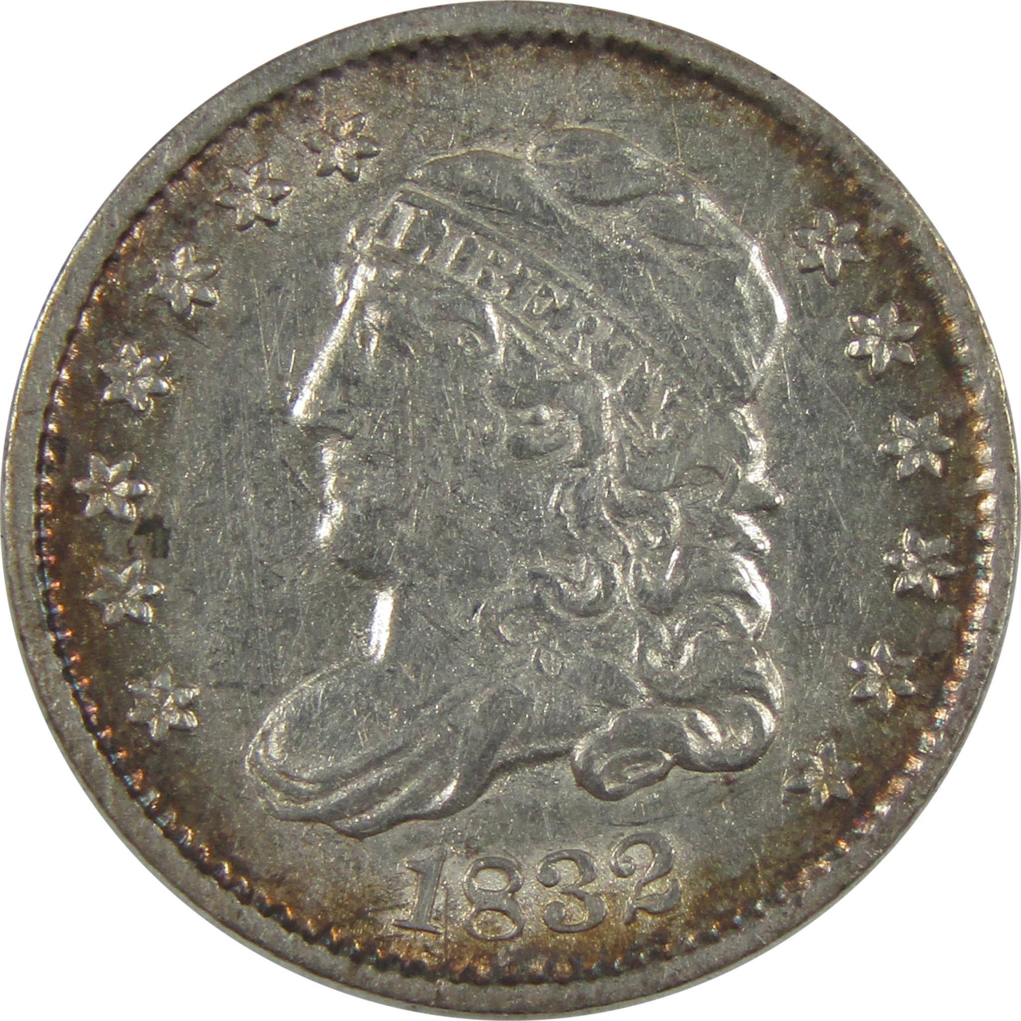 1832 Capped Bust Half Dime AU About Uncirculated Silver SKU:I20975