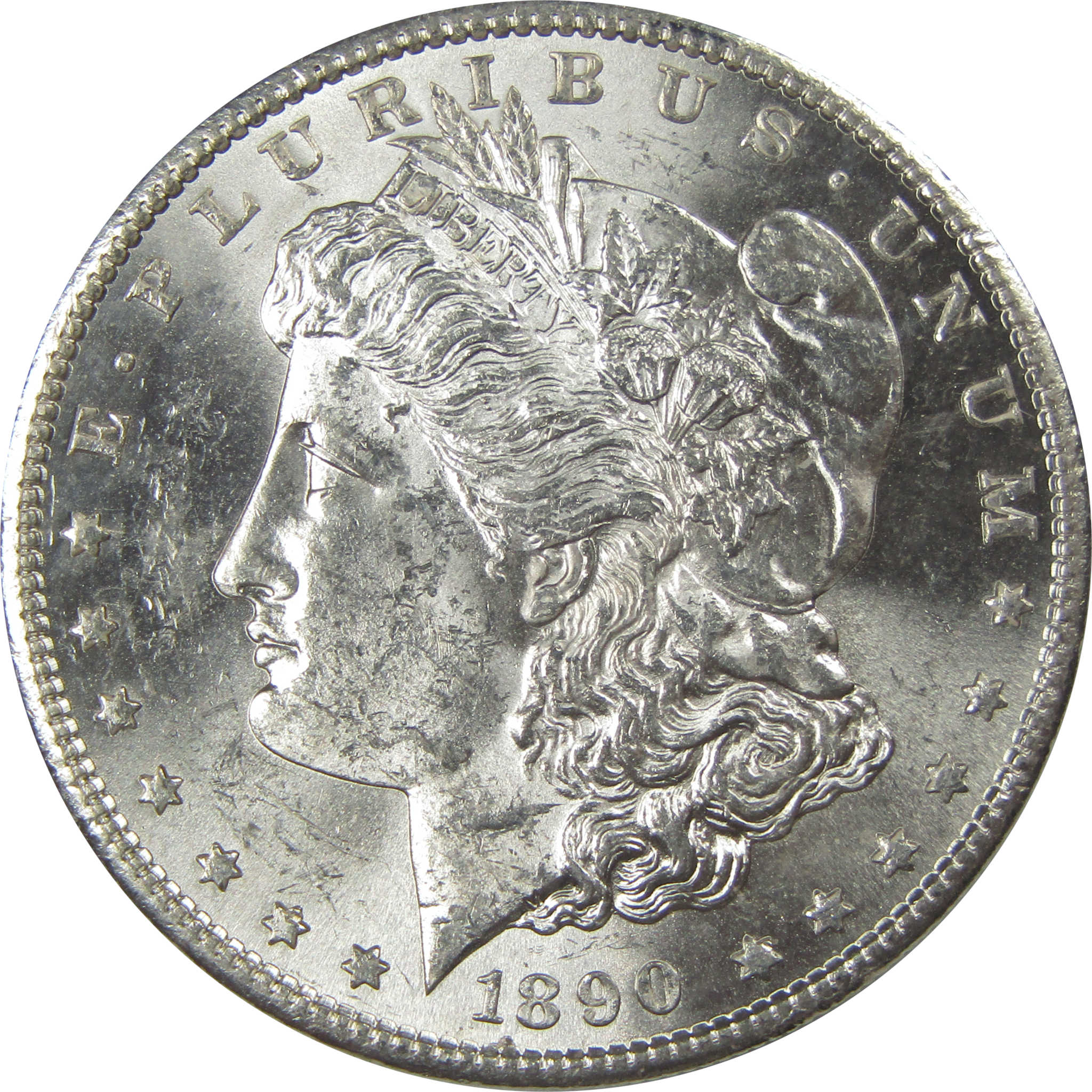 1890 S Morgan Dollar Uncirculated Silver $1 Coin SKU:I21082 - Morgan coin - Morgan silver dollar - Morgan silver dollar for sale - Profile Coins & Collectibles
