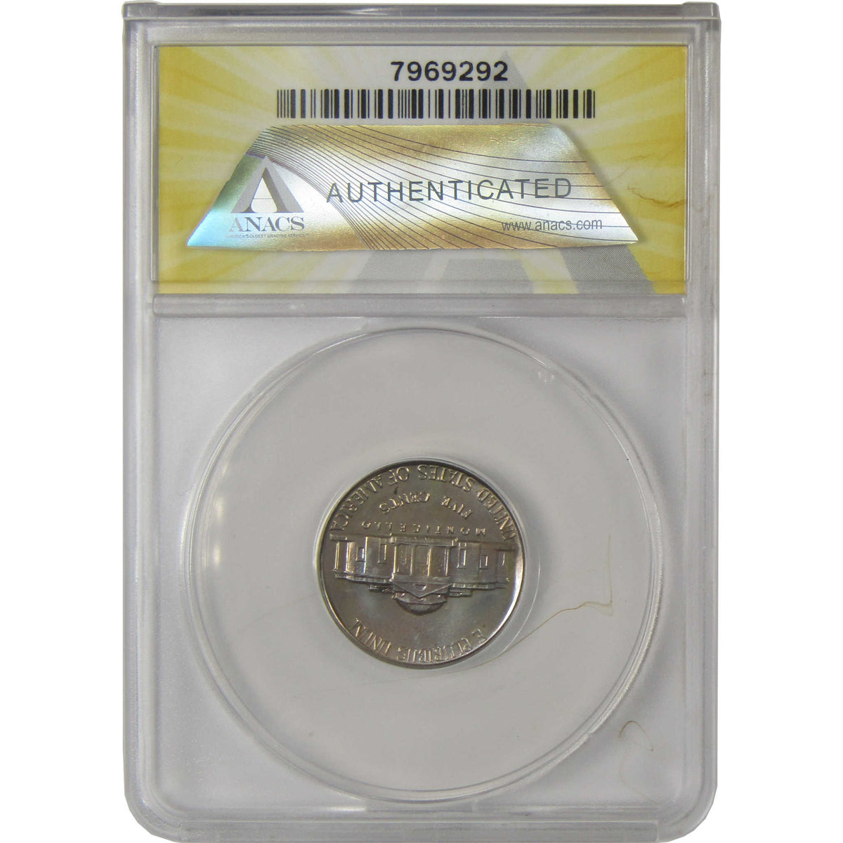 1950 Jefferson Nickel PF 66 ANACS Proof 5c Coin Collectible SKU:I28769
