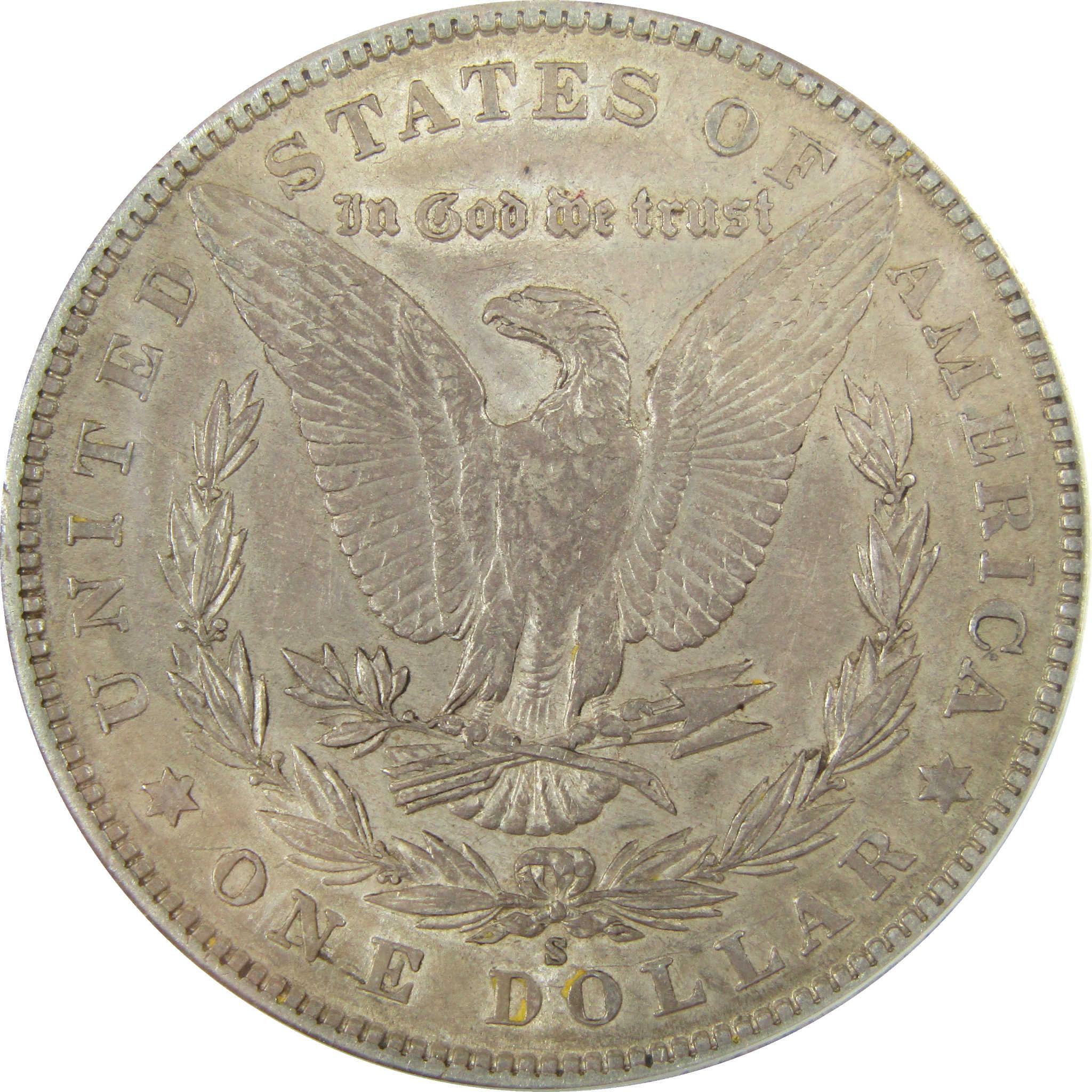 1902 S Morgan Silver Dollar AU 50 ANACS $1 Coin Collectible SKU:I28007 - Morgan coin - Morgan silver dollar - Morgan silver dollar for sale - Profile Coins & Collectibles
