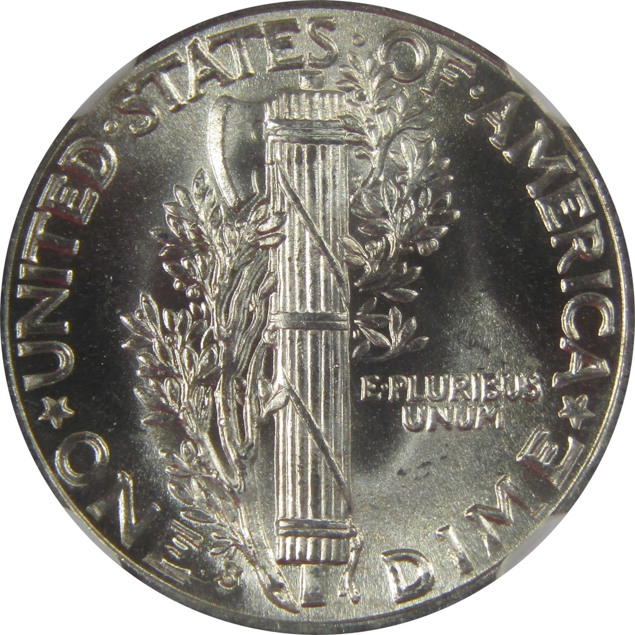 1937 S Mercury Dime MS 66 FB NGC Silver Uncirculated SKU:I23191