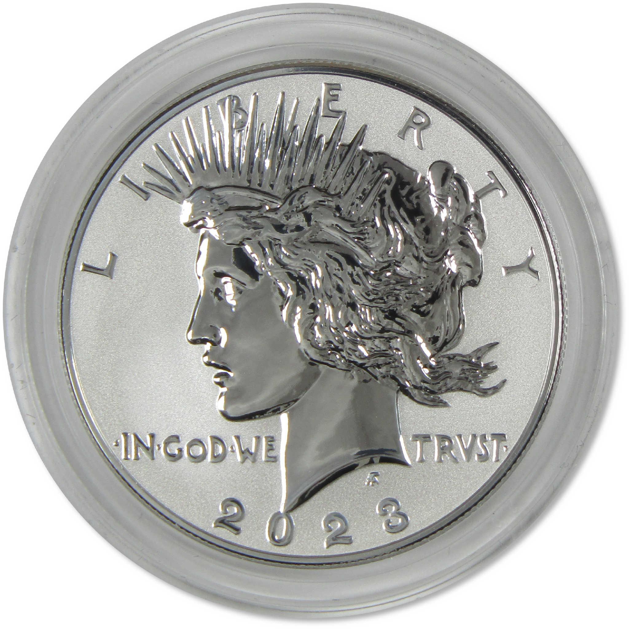 2023 Morgan and Peace Dollar Reverse Proof Two-Coin Set OGP COA