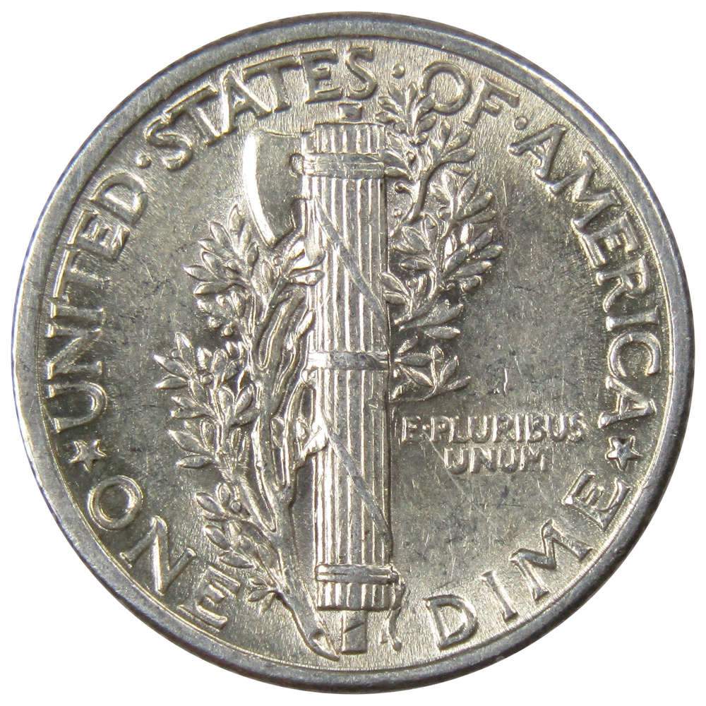 1940 Mercury Dime AU About Uncirculated Silver 10c Coin