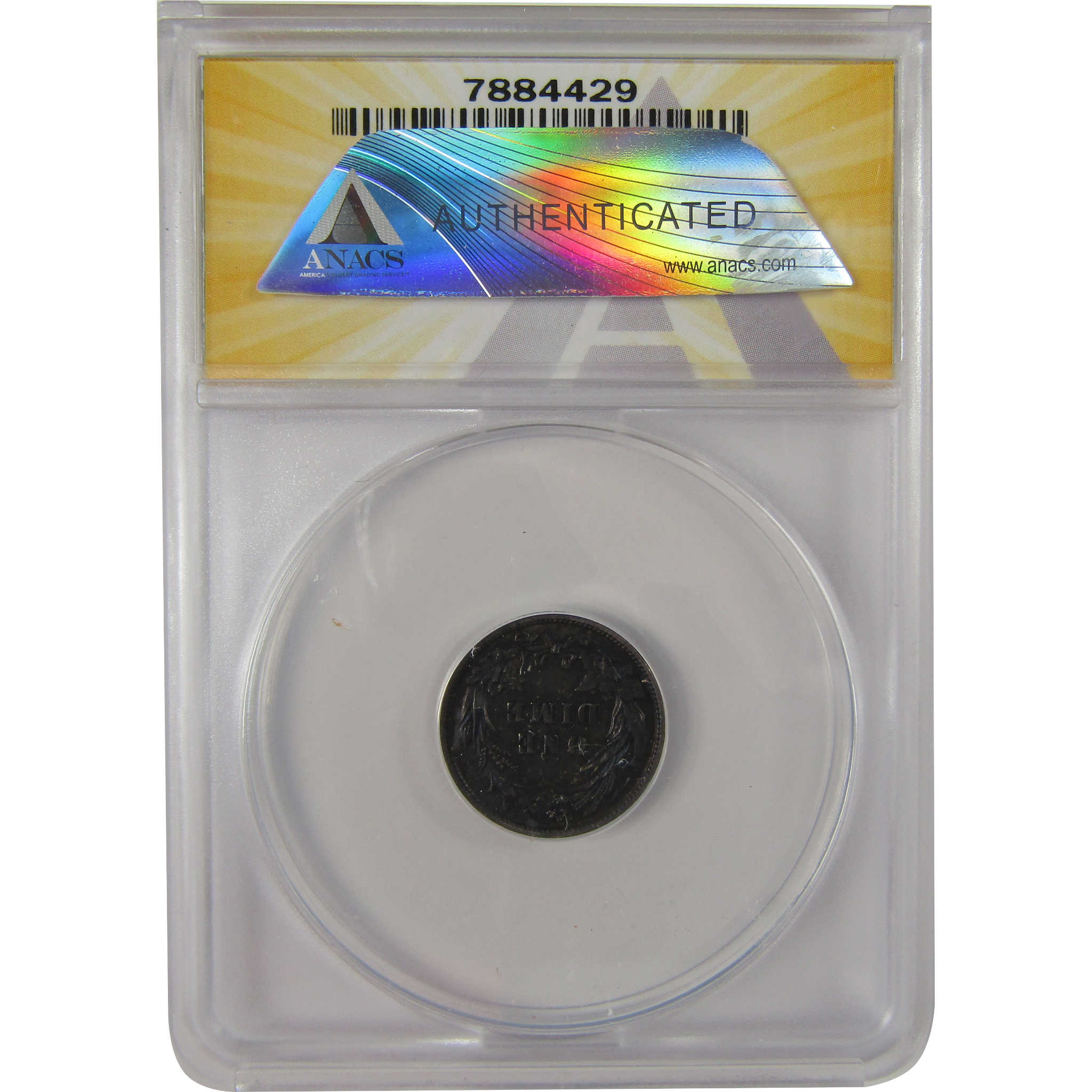 1911 Barber Dime AU 58 Details ANACS Silver 10c Coin SKU:I20154