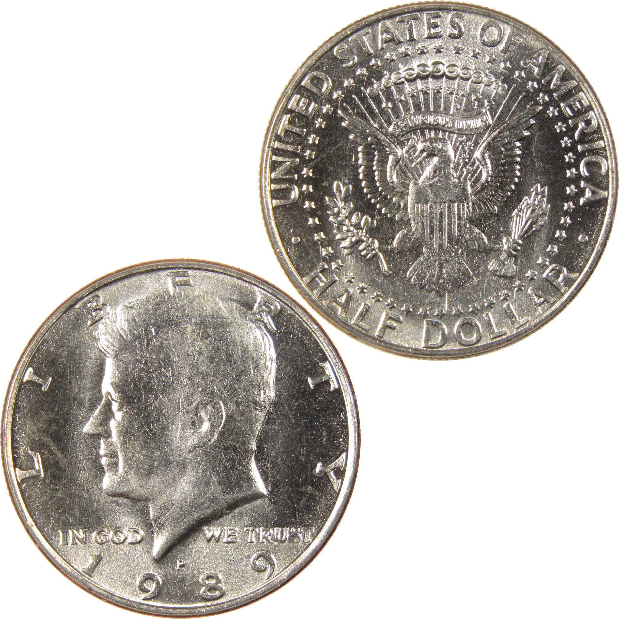 1989 P Kennedy Half Dollar Uncirculated Clad 50c Coin