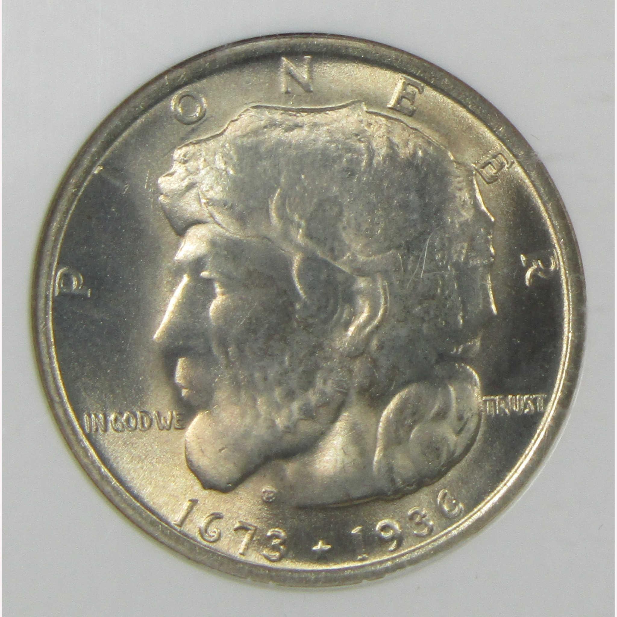1936 Elgin Illinois Commemorative Silver Half Dollar MS 67 NGC