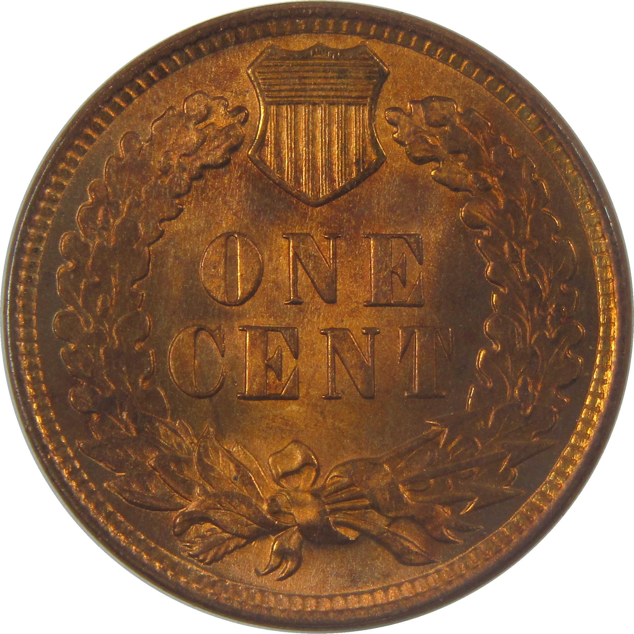 1907 Indian Head Cent BU Very Choice Uncirculated Red Brown Penny