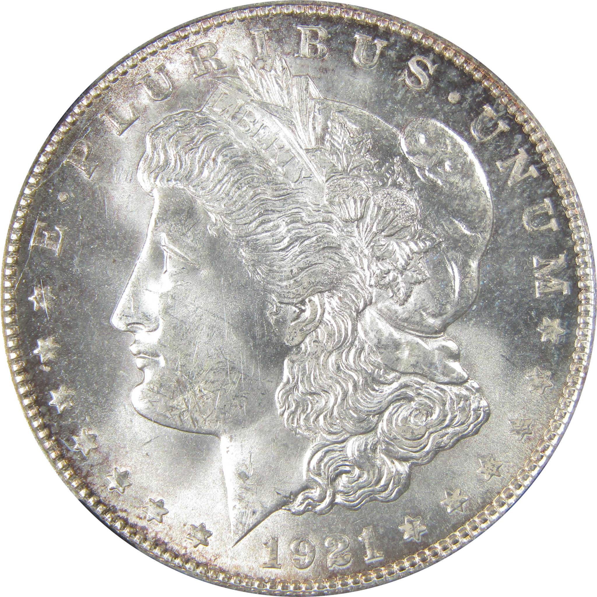 1921 D Morgan Dollar MS 64 NGC CAC Original Bag Fragment SKU:I23605 - Morgan coin - Morgan silver dollar - Morgan silver dollar for sale - Profile Coins & Collectibles