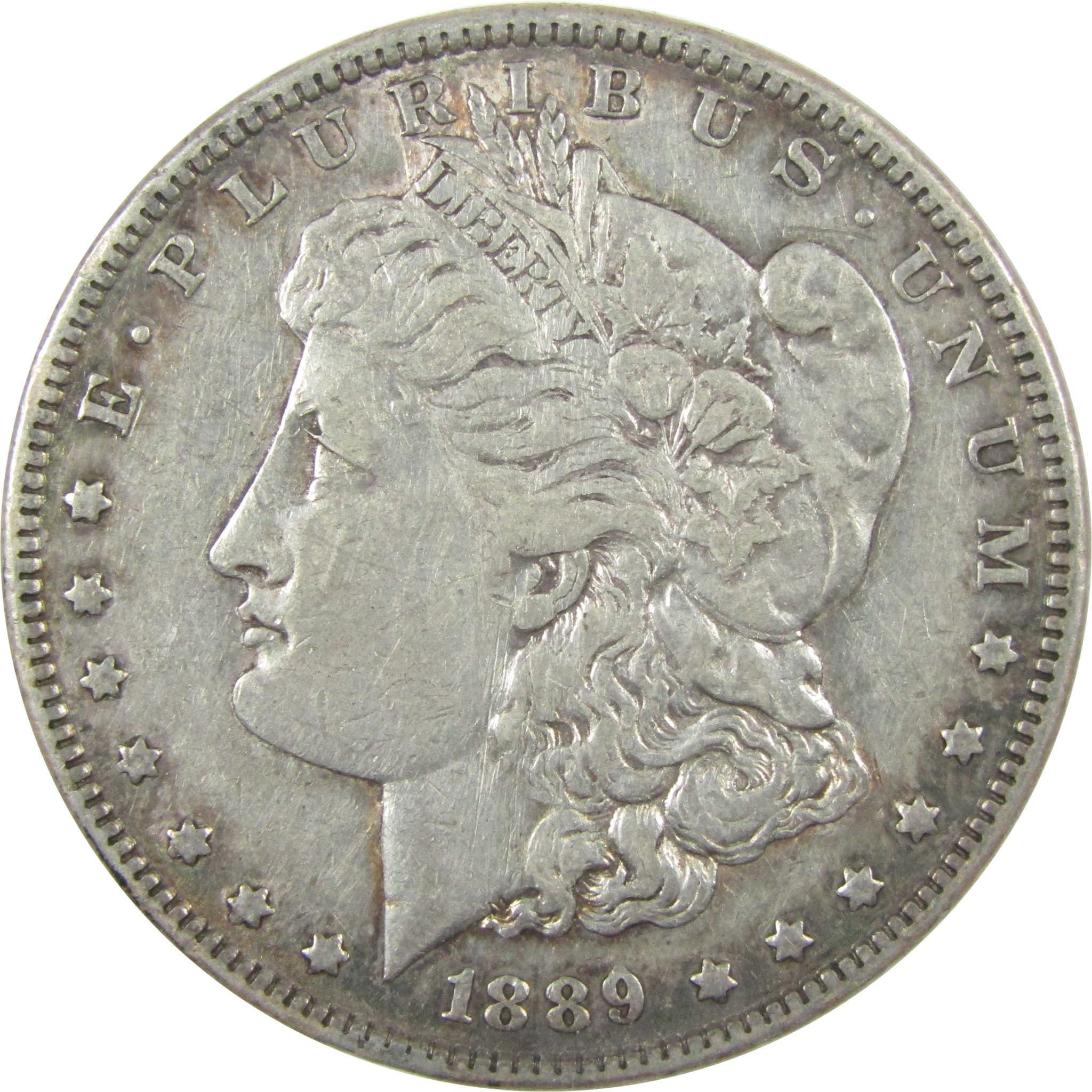 1889 Barwing Morgan Silver Dollar XF EF Extremely Fine SKU:I25344 - Morgan coin - Morgan silver dollar - Morgan silver dollar for sale - Profile Coins & Collectibles