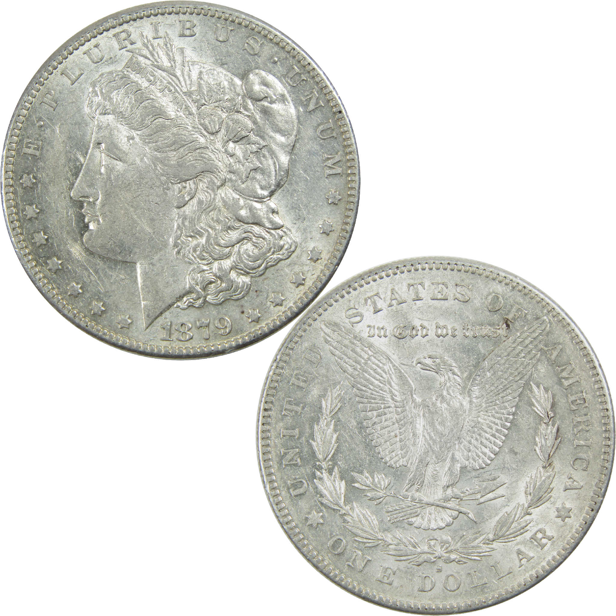 1879 S Rev 78 Morgan Dollar AU About Uncirculated Silver SKU:I13598 - Morgan coin - Morgan silver dollar - Morgan silver dollar for sale - Profile Coins & Collectibles