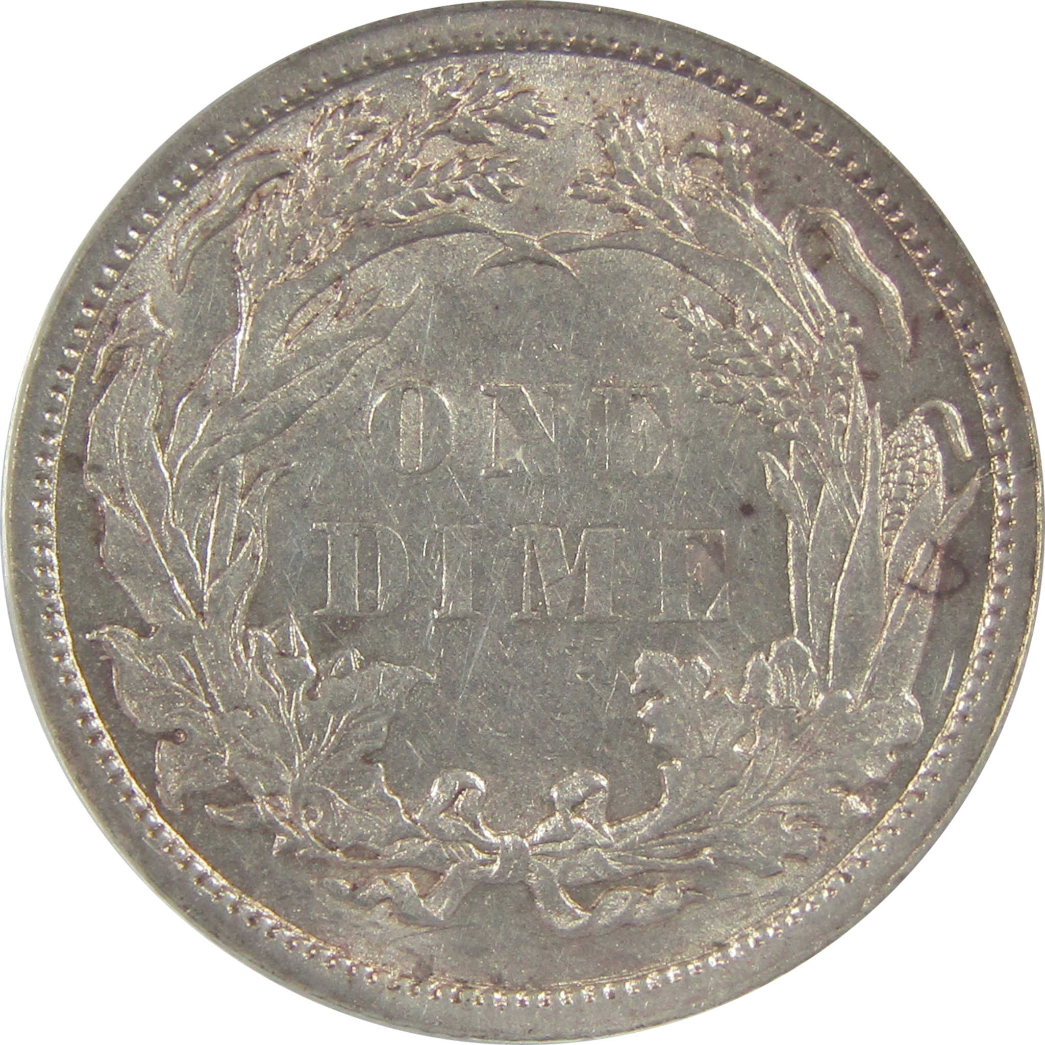 1885 Seated Liberty Dime AU 58 ANACS Silver 10c Coin SKU:CPC0795