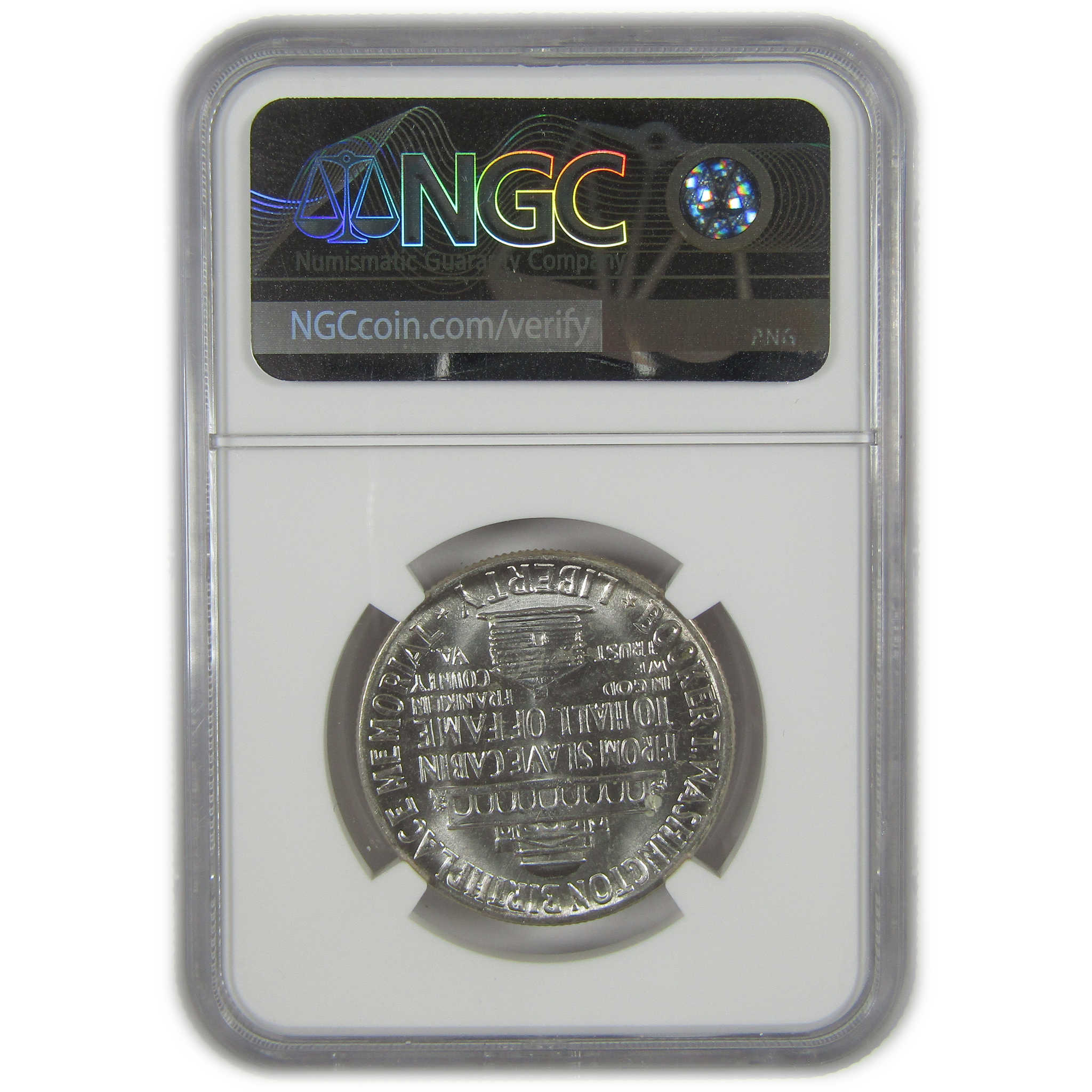 1951 Booker T Washington Commemorative Silver Half Dollar MS 64 NGC