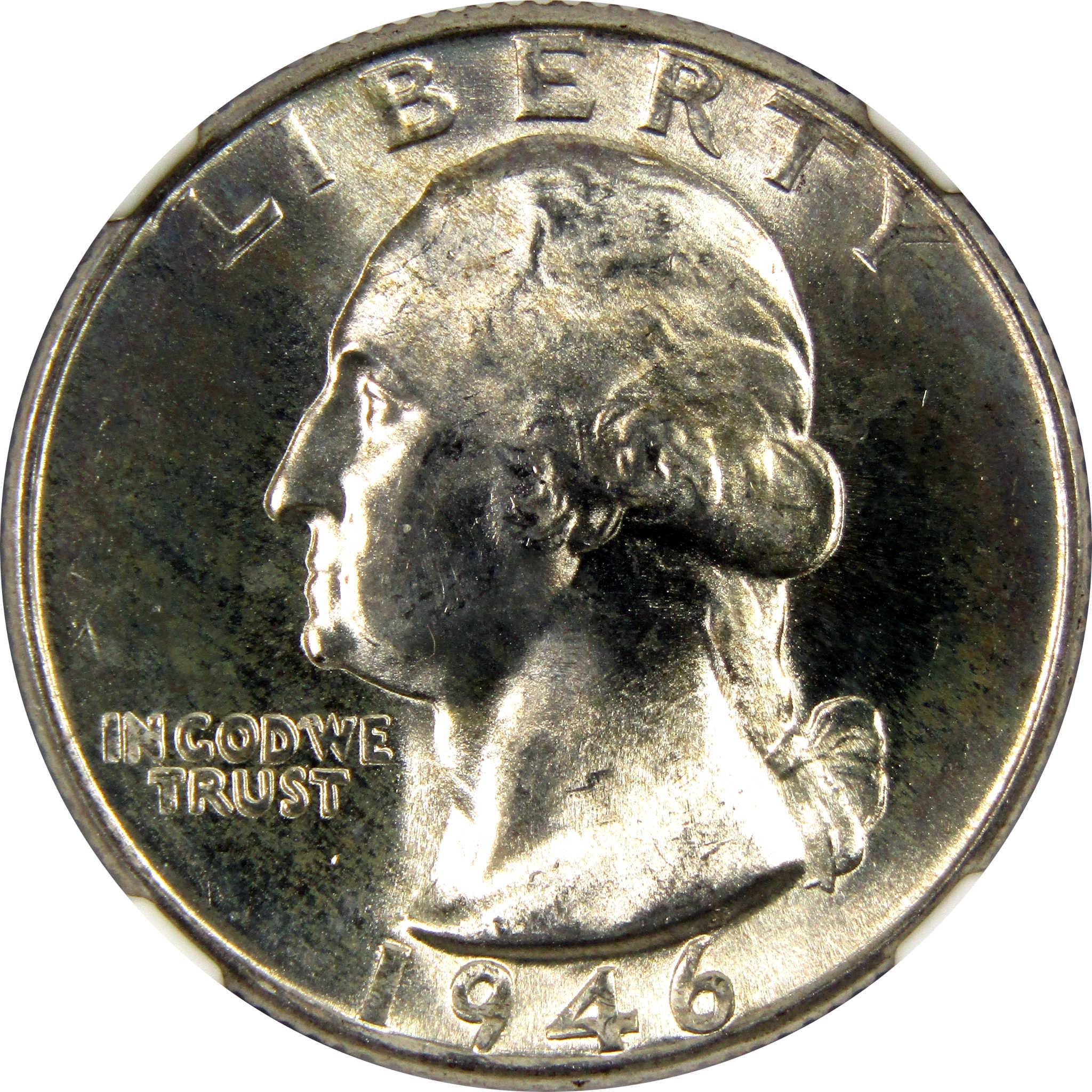 1946 D Washington Quarter MS 67 NGC 90% Silver 25c Unc SKU:I9237