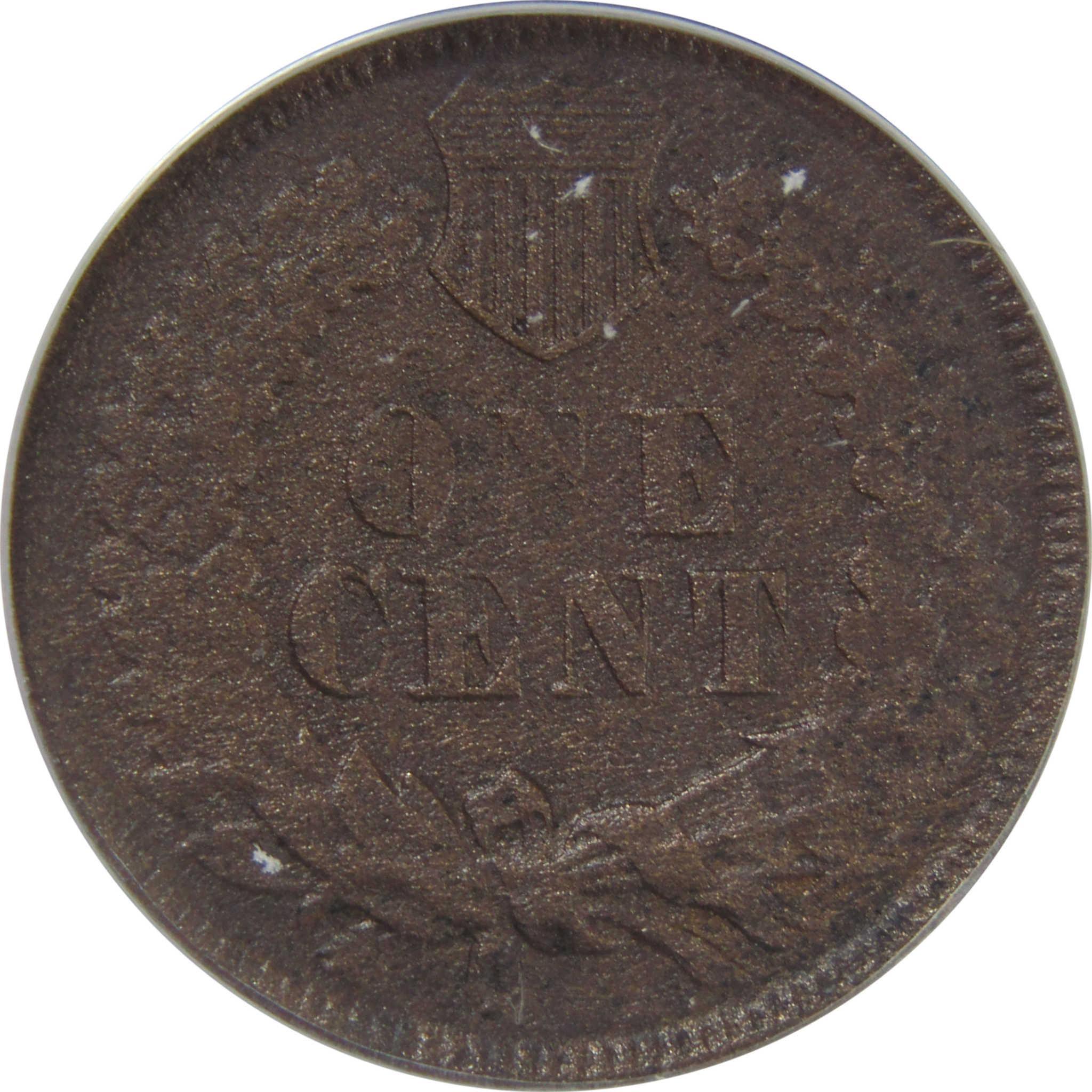 1864 L Indian Head Cent EF 40 Details ANACS Rotated Dies SKU:CPC1178