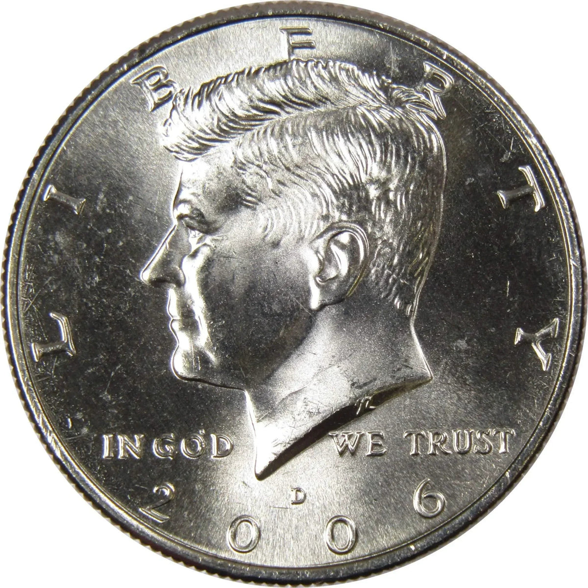 2006 D Kennedy Half Dollar Clad Uncirculated Mint State 50c Coin
