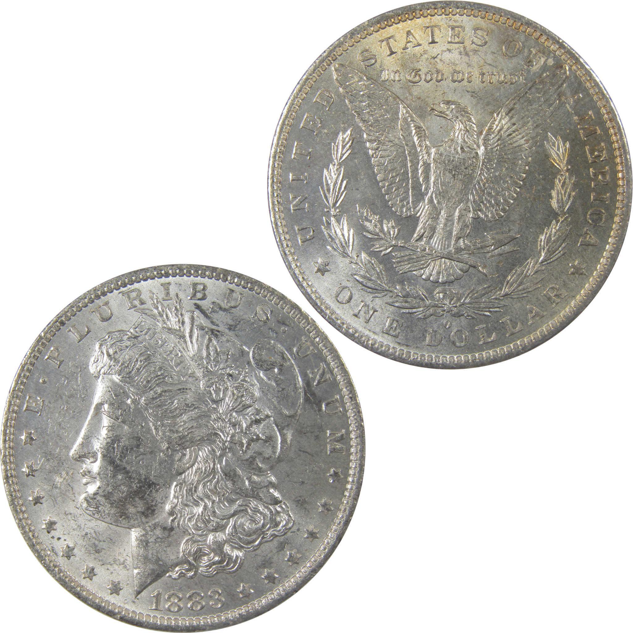 1883 O Morgan Silver Dollar Uncirculated Mint State Toned SKU:I24856