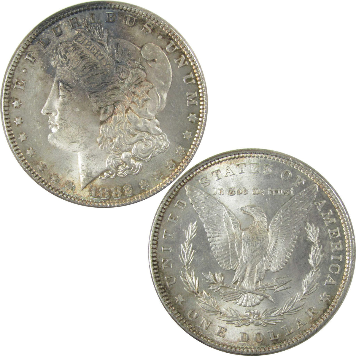 1882 Morgan Silver Dollar Uncirculated Mint State $1 Coin SKU:CP554 - Morgan coin - Morgan silver dollar - Morgan silver dollar for sale - Profile Coins & Collectibles