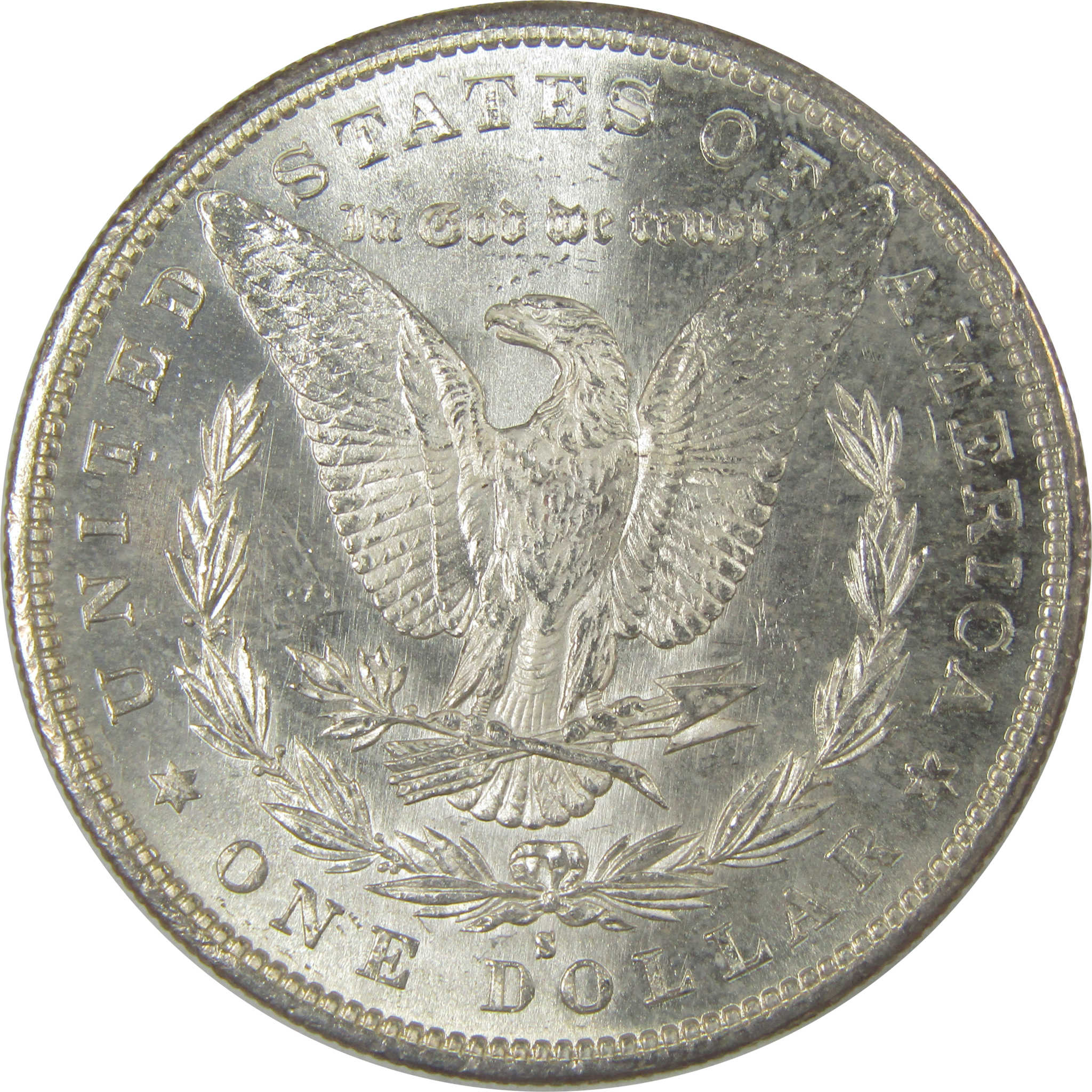 1880 S Morgan Dollar Uncirculated Silver $1 Coin SKU:CPC1022 - Morgan coin - Morgan silver dollar - Morgan silver dollar for sale - Profile Coins & Collectibles