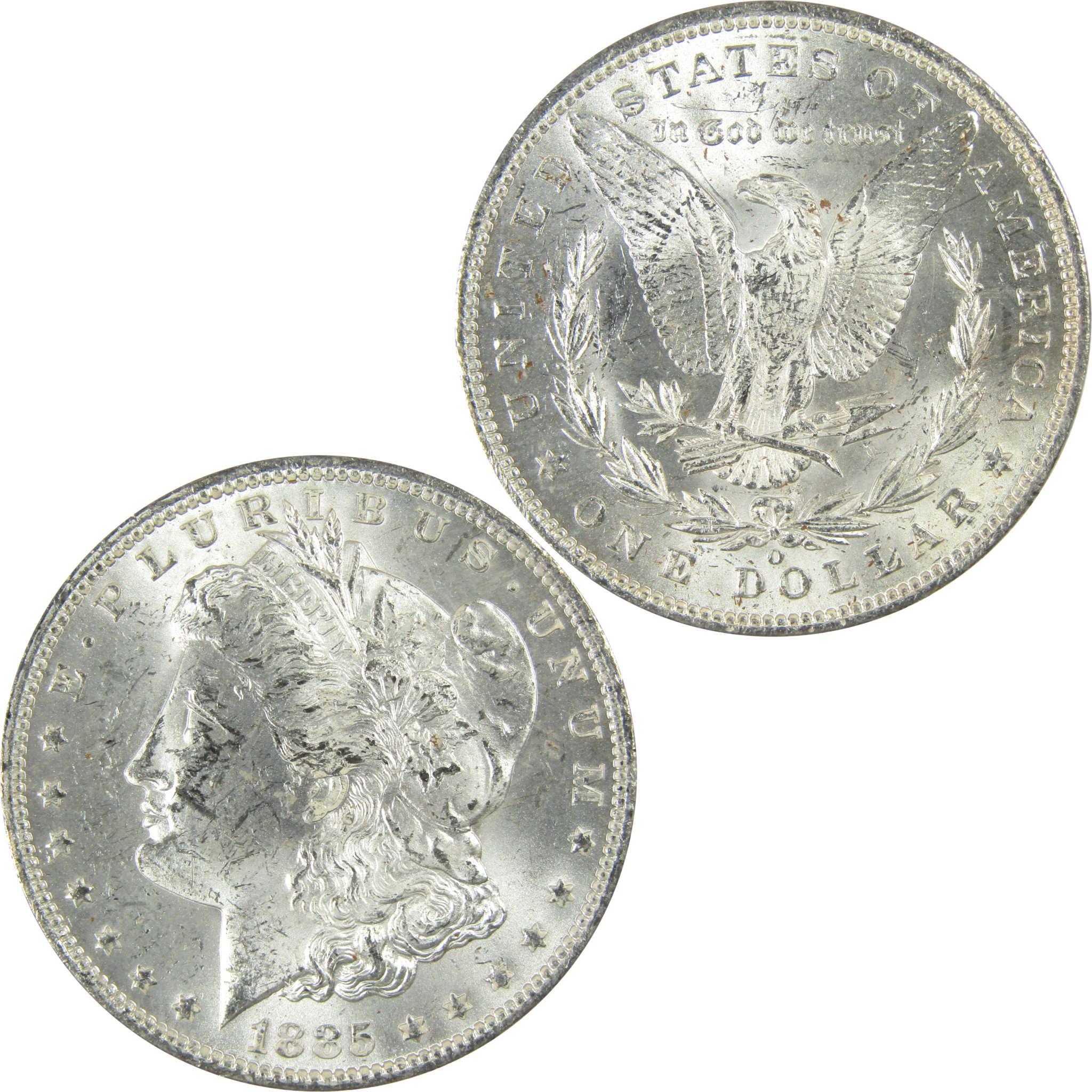 1885 O Morgan Silver Dollar Uncirculated Mint State $1 Coin SKU:I27468 - Morgan coin - Morgan silver dollar - Morgan silver dollar for sale - Profile Coins & Collectibles