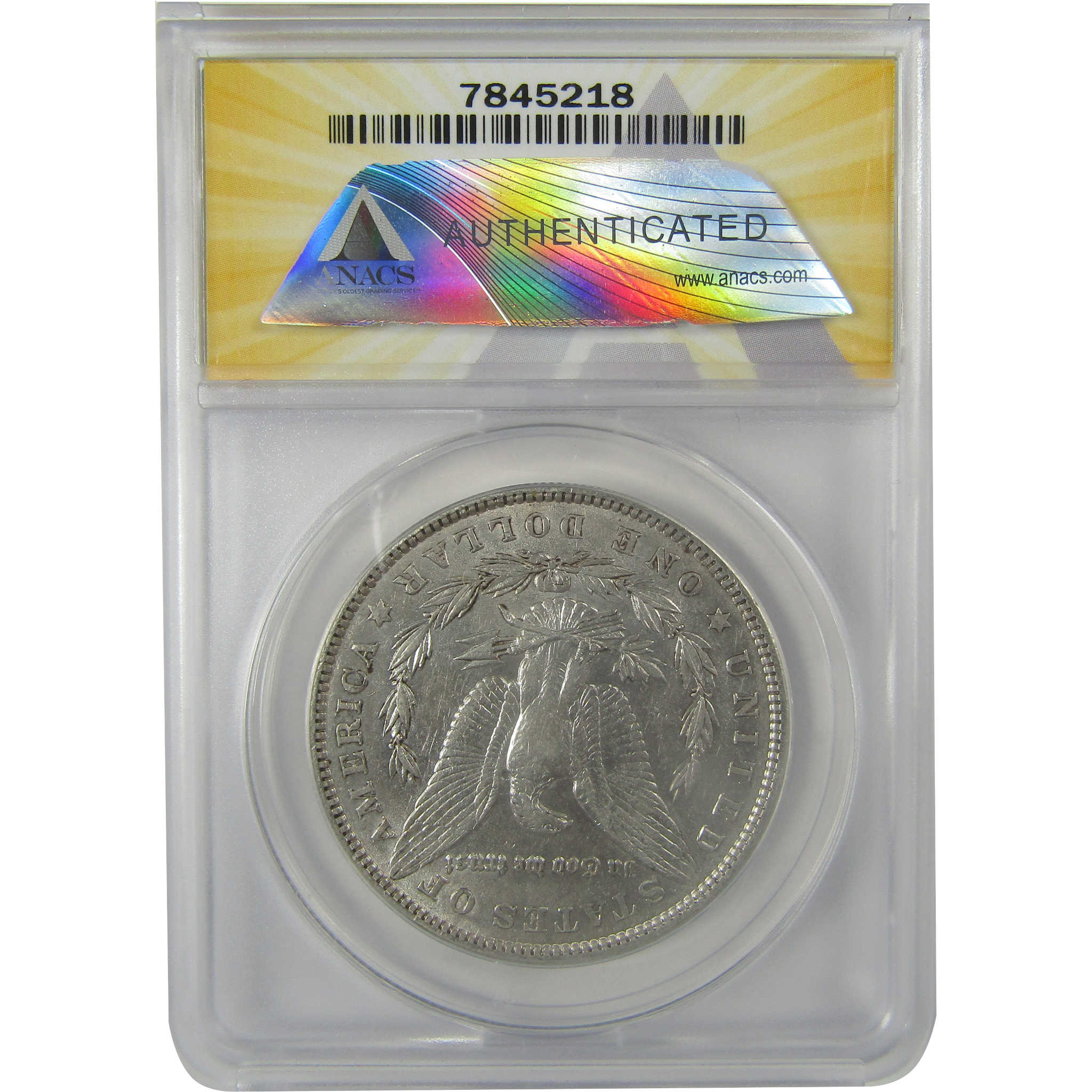 1901 Morgan Dollar AU 50 Details ANACS Silver $1 Coin SKU:I21268 - Morgan coin - Morgan silver dollar - Morgan silver dollar for sale - Profile Coins & Collectibles