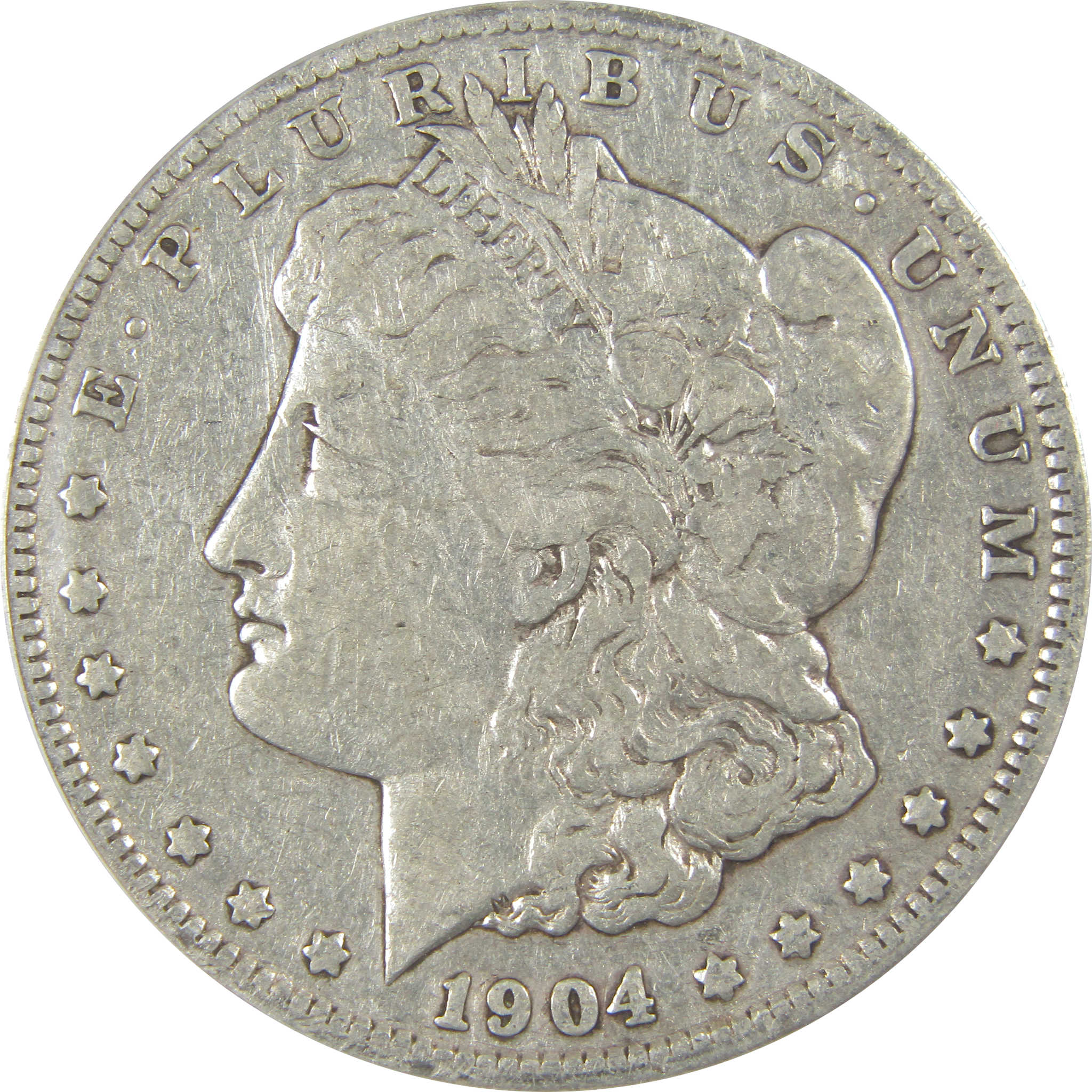 1904 S Morgan Dollar VF 20 ANACS Silver $1 Coin SKU:I21121 - Morgan coin - Morgan silver dollar - Morgan silver dollar for sale - Profile Coins & Collectibles