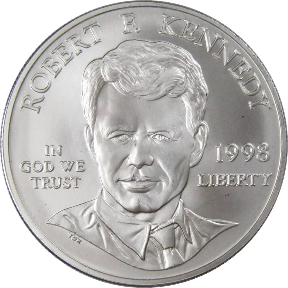 1998 S Robert F. Kennedy Commemorative Silver Dollar Uncirculated