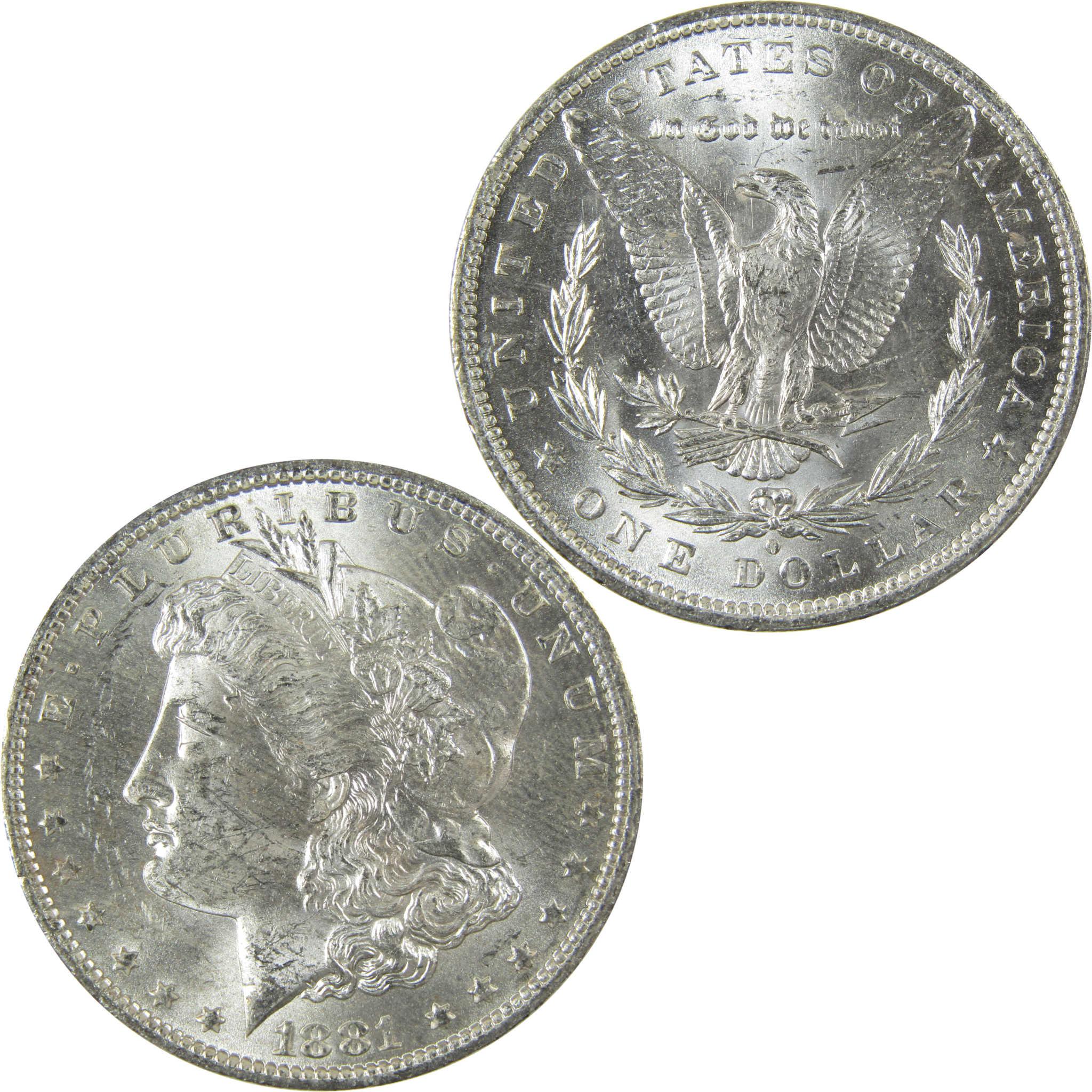 1881 O Morgan Silver Dollar Uncirculated Mint State $1 Coin SKU:I27711 - Morgan coin - Morgan silver dollar - Morgan silver dollar for sale - Profile Coins & Collectibles