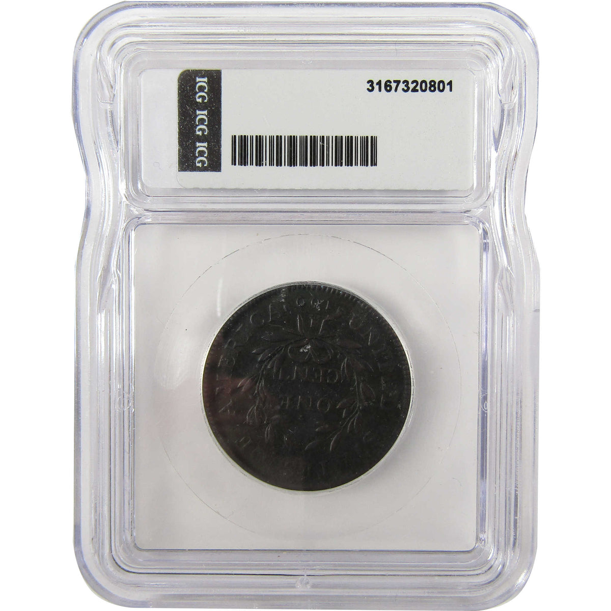 1798 Style 2 Hair Draped Bust Large 1c VF 25 Details ICG SKU:I29196