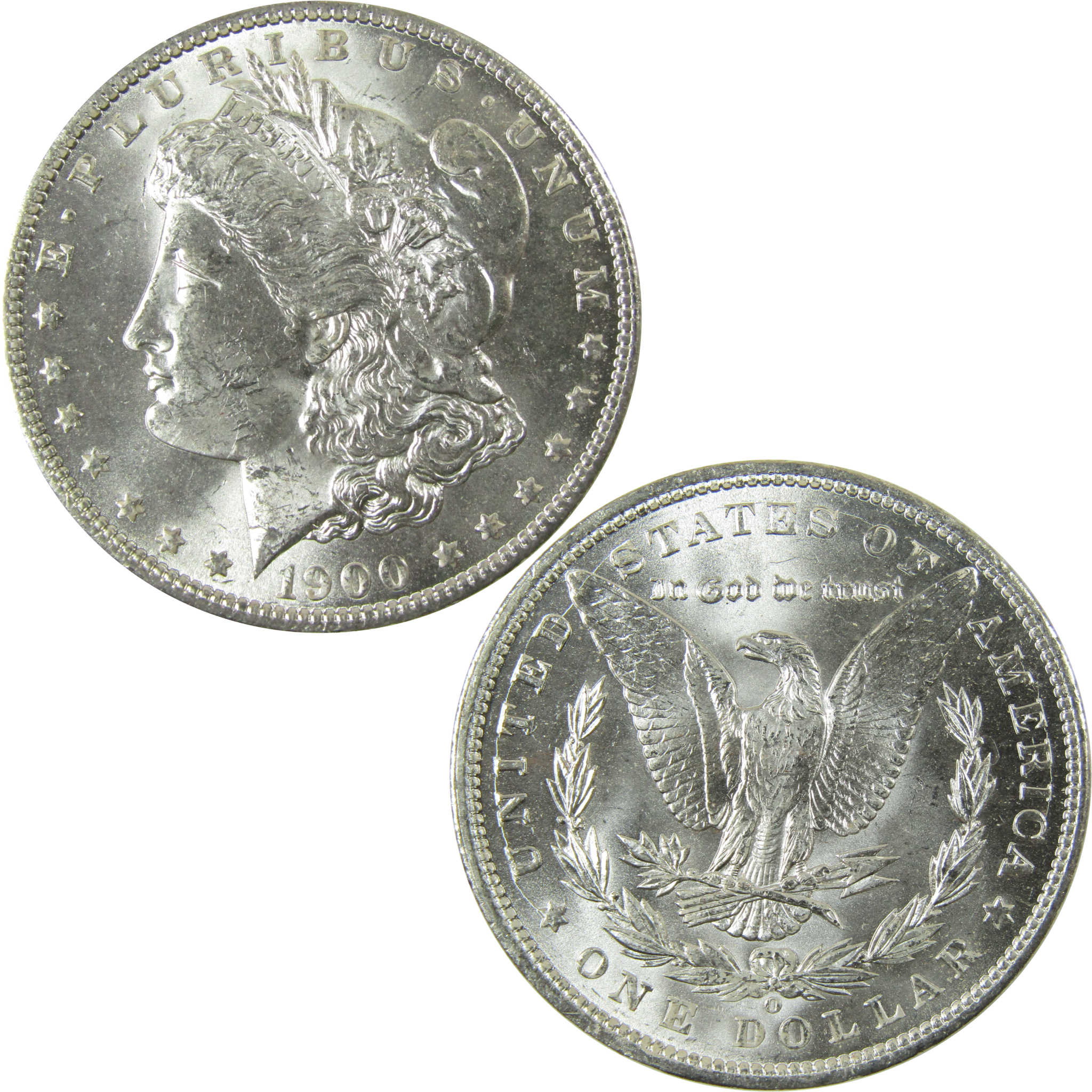 1900 O Morgan Silver Dollar Uncirculated Mint State $1 Coin SKU:I28373