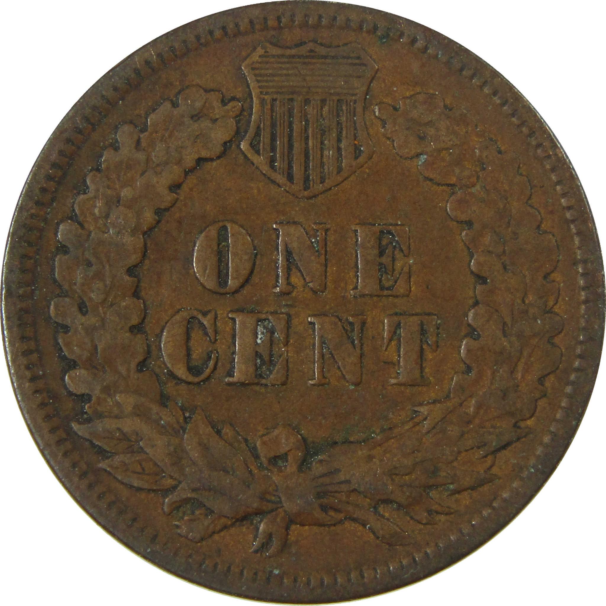 1891 Indian Head Cent VG Very Good Penny 1c Coin SKU:I26984