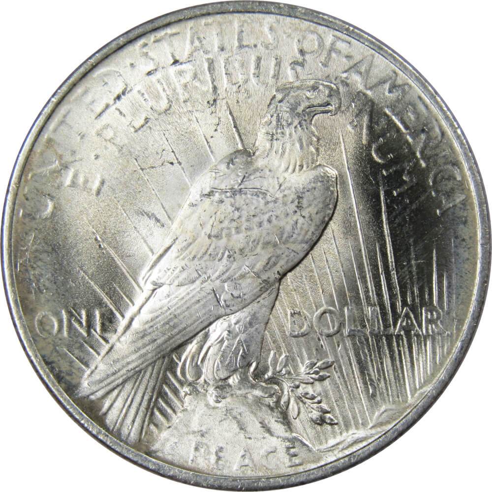 1922 Peace Silver Dollar Uncirculated Mint State $1 Coin Collectible