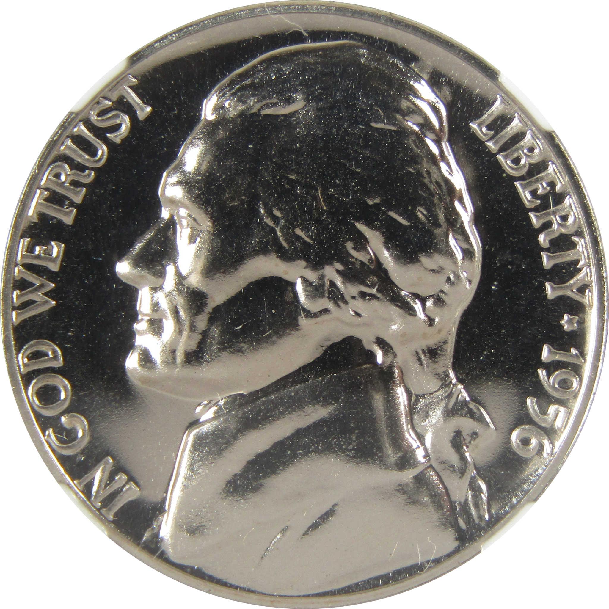 1956 Jefferson Nickel PF 68 NGC Proof 5c Coin Collectible SKU:I27105