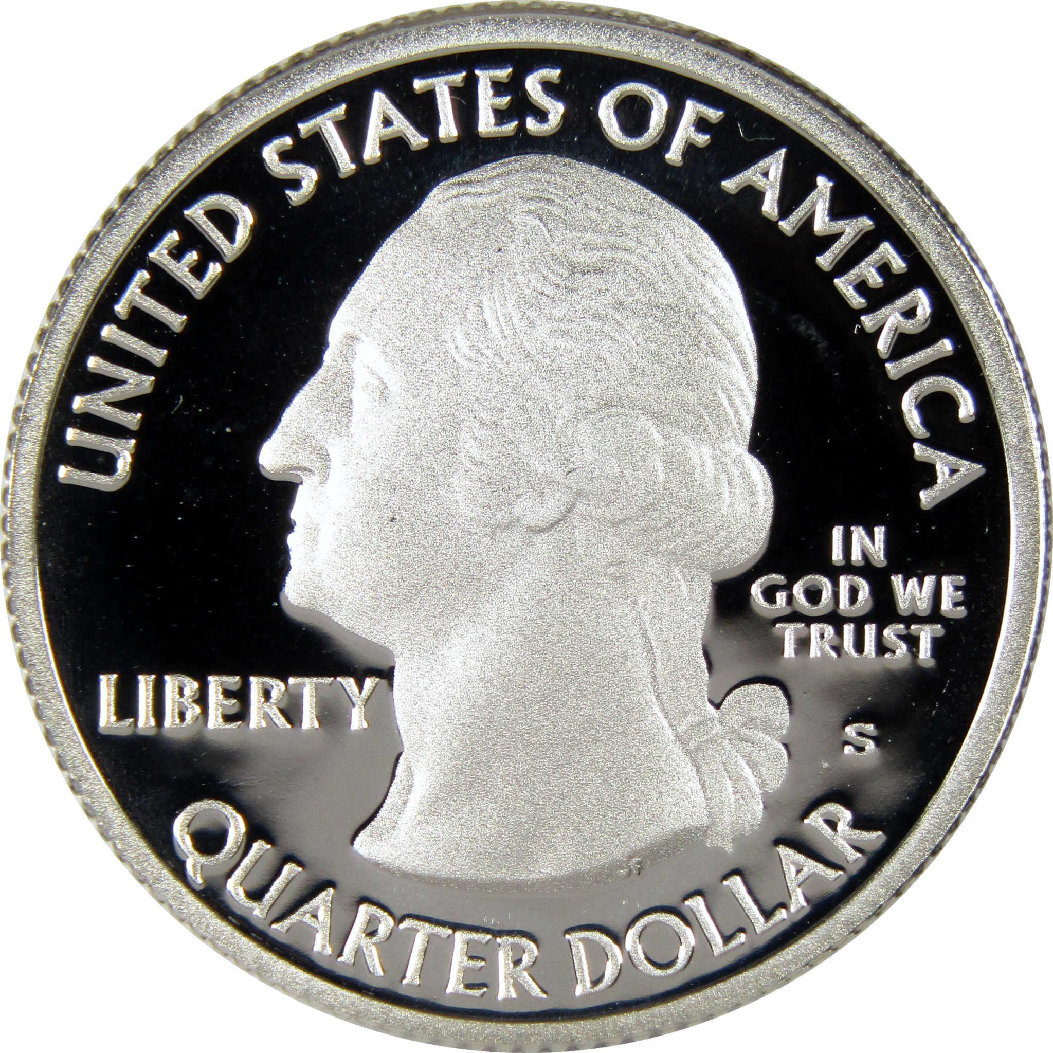 2017 S Effigy Mounds National Park Quarter Silver Proof 25c Coin