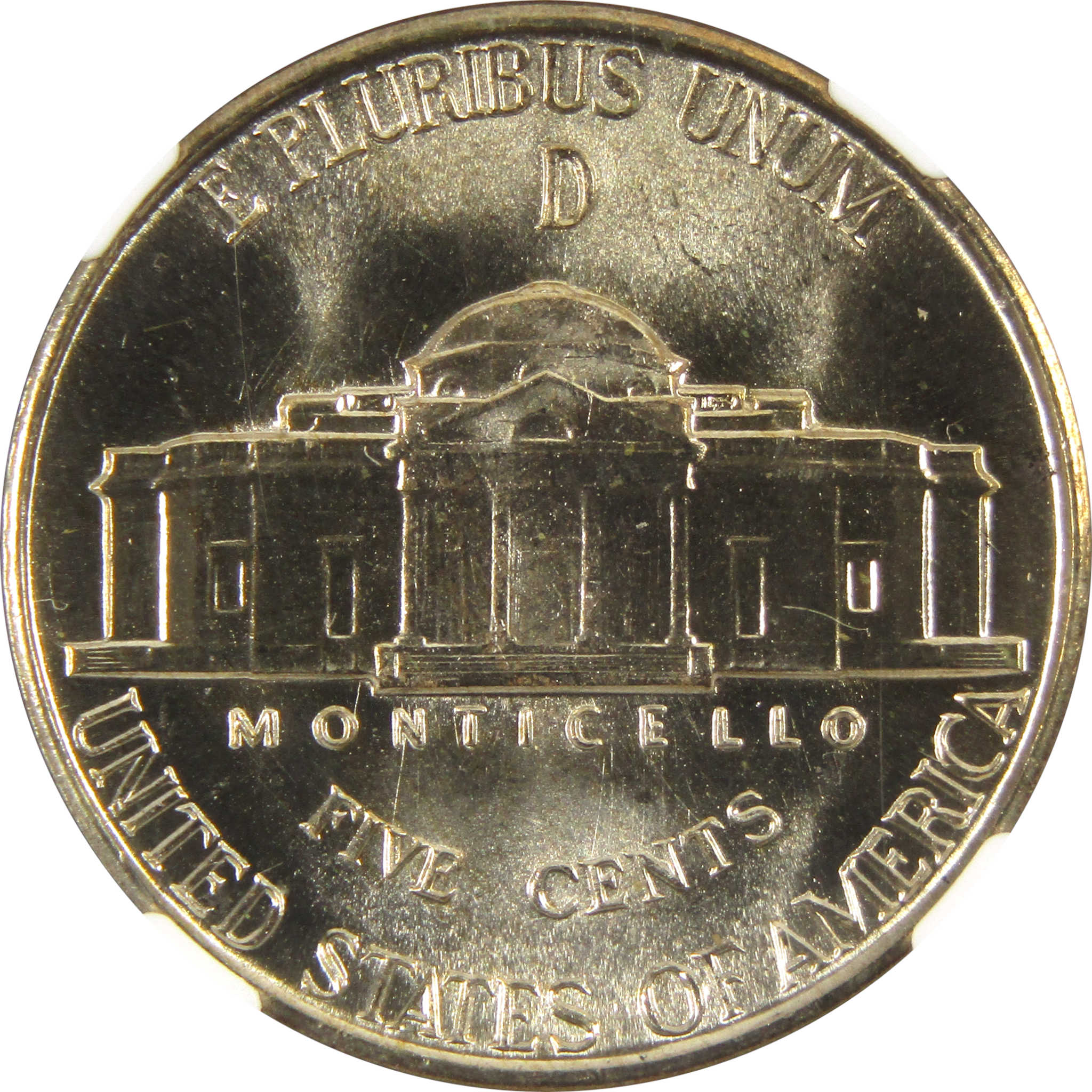 1943 D Jefferson Nickel MS 68 NGC 35% Wartime Silver 5c Unc SKU:I9725