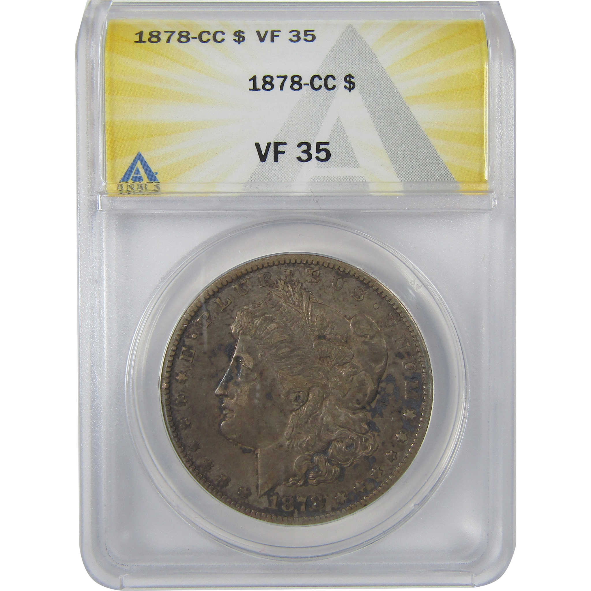 1878 CC Morgan Dollar VF 35 ANACS Silver $1 Coin SKU:I23675 - Morgan coin - Morgan silver dollar - Morgan silver dollar for sale - Profile Coins & Collectibles
