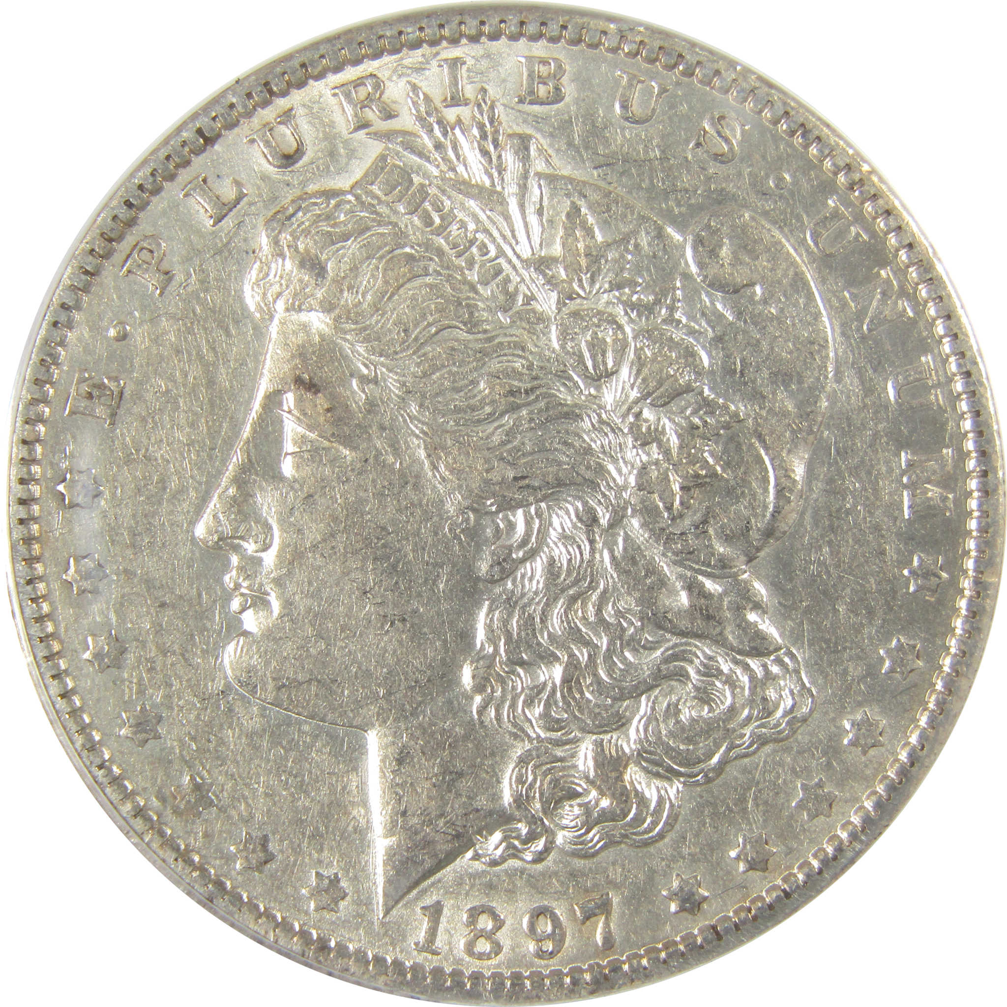 1897 O Morgan Dollar AU 50 Details ANACS Silver $1 Coin SKU:I19211 - Morgan coin - Morgan silver dollar - Morgan silver dollar for sale - Profile Coins & Collectibles
