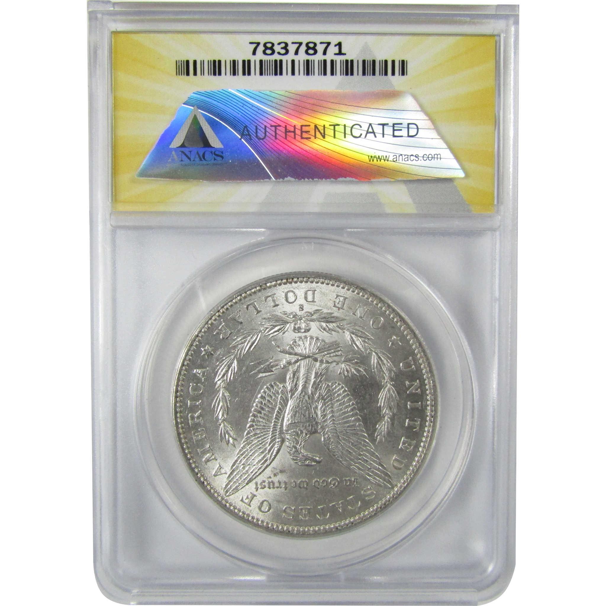 1883 S Morgan Silver Dollar AU 53 Details ANACS $1 Coin SKU:CP595 - Morgan coin - Morgan silver dollar - Morgan silver dollar for sale - Profile Coins & Collectibles