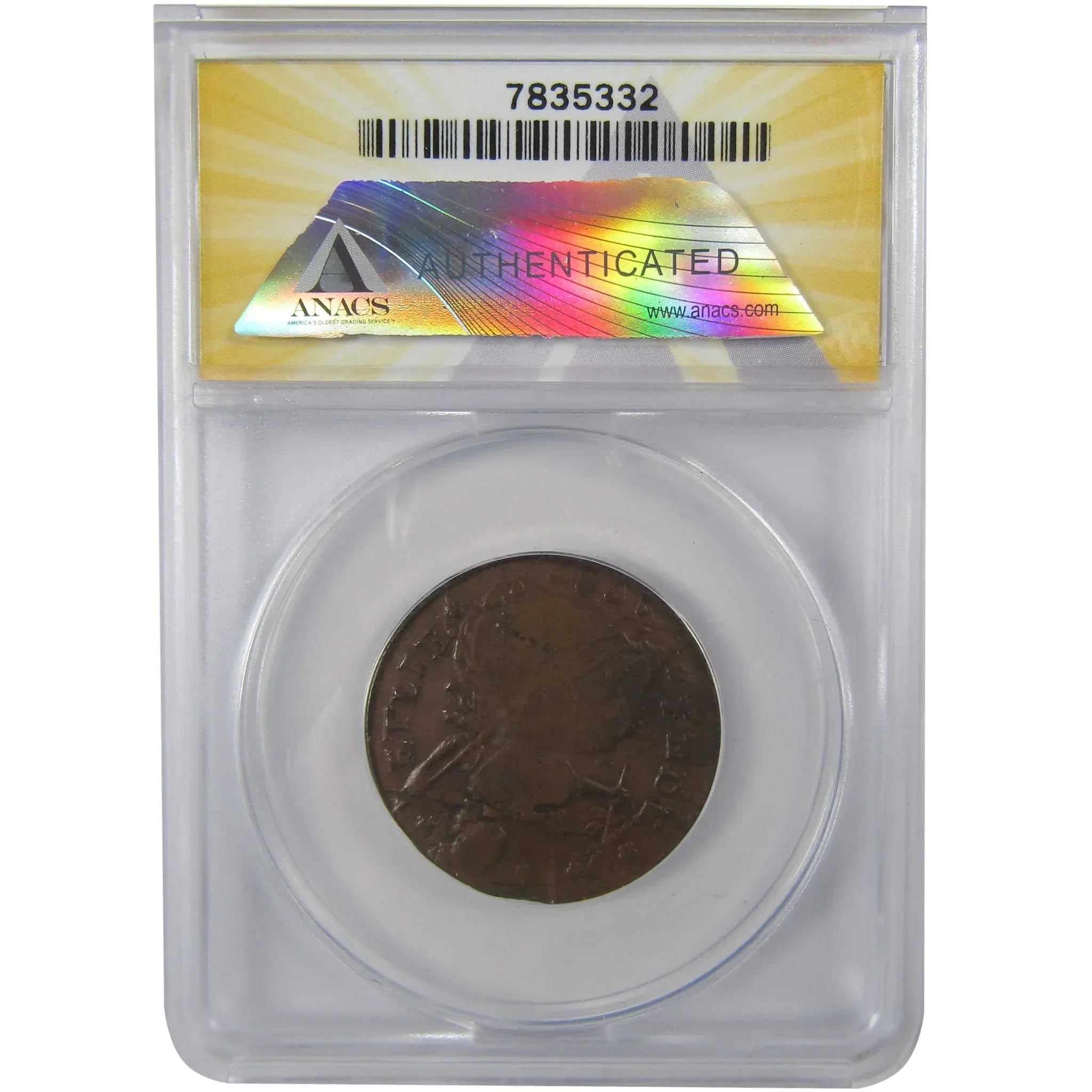 1787 Draped Bust Connecticut VF 20 ANACS Post Colonial Coin SKU:I25652