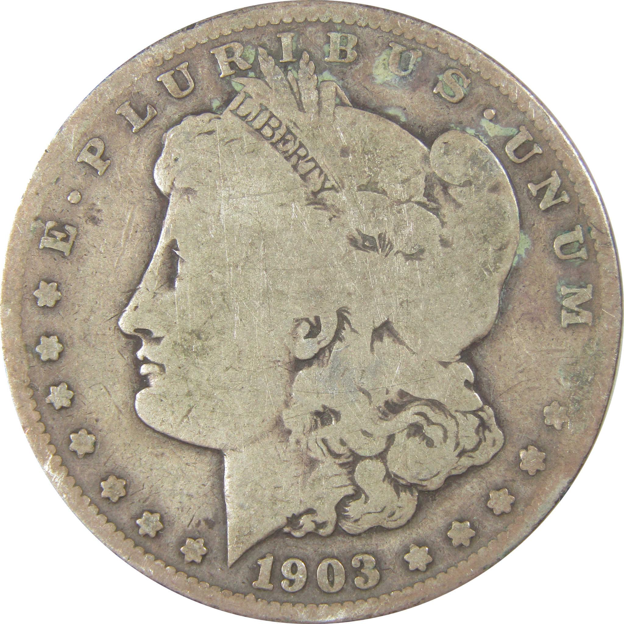 1903 S Morgan Silver Dollar G Good $1 Coin Collectible SKU:I24211 - Morgan coin - Morgan silver dollar - Morgan silver dollar for sale - Profile Coins & Collectibles