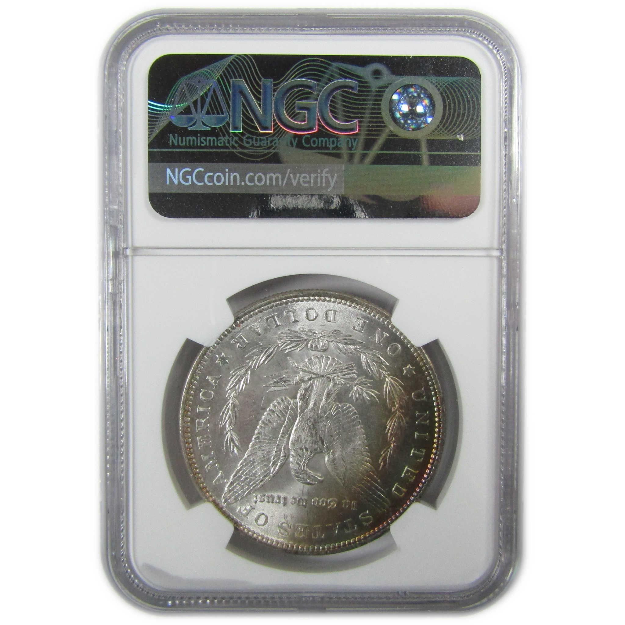 1887 Morgan Silver Dollar MS 63 NGC Rainbow Toned SKU:CP411