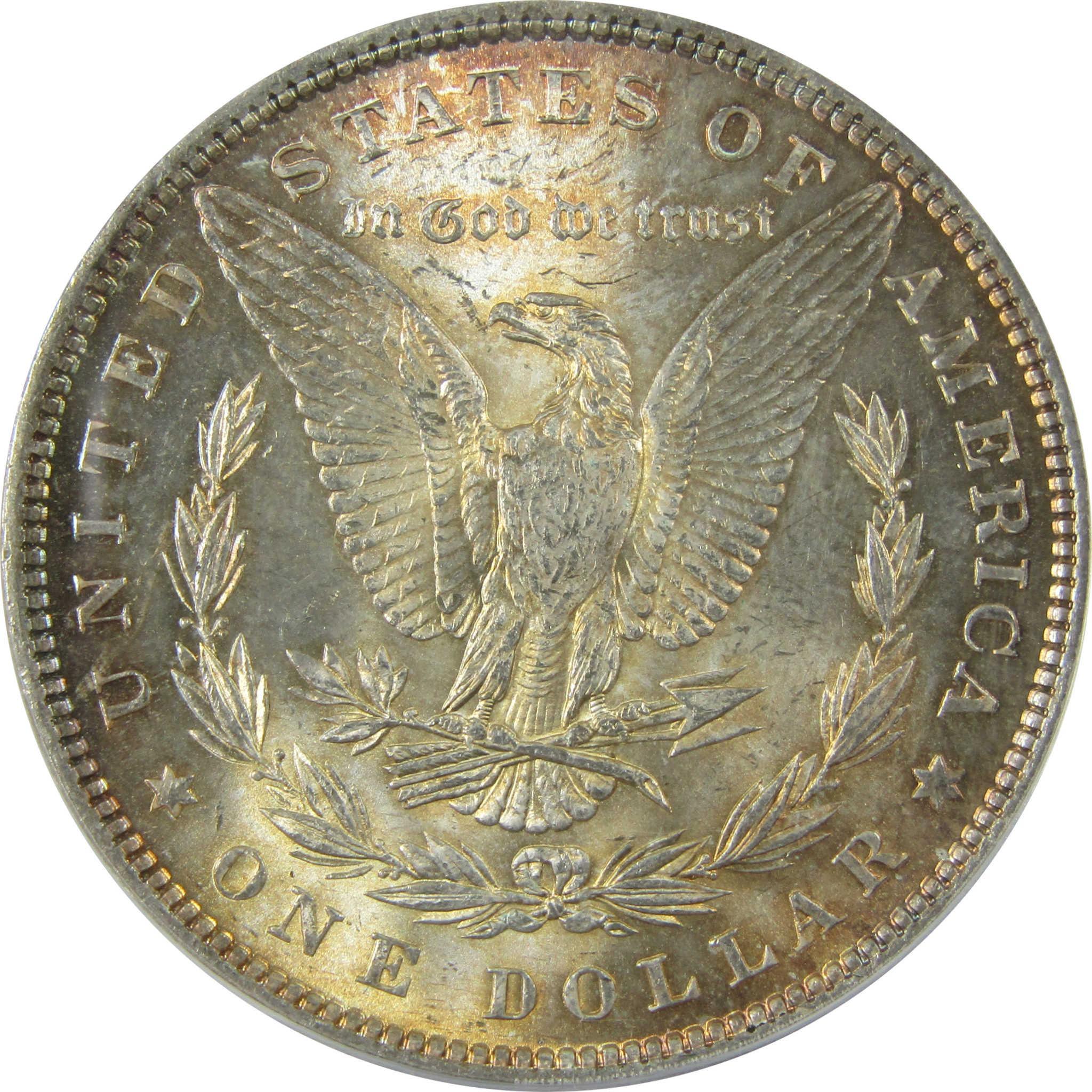 1881 Morgan Silver Dollar MS 63 ANACS Uncirculated Toned SKU:I25791