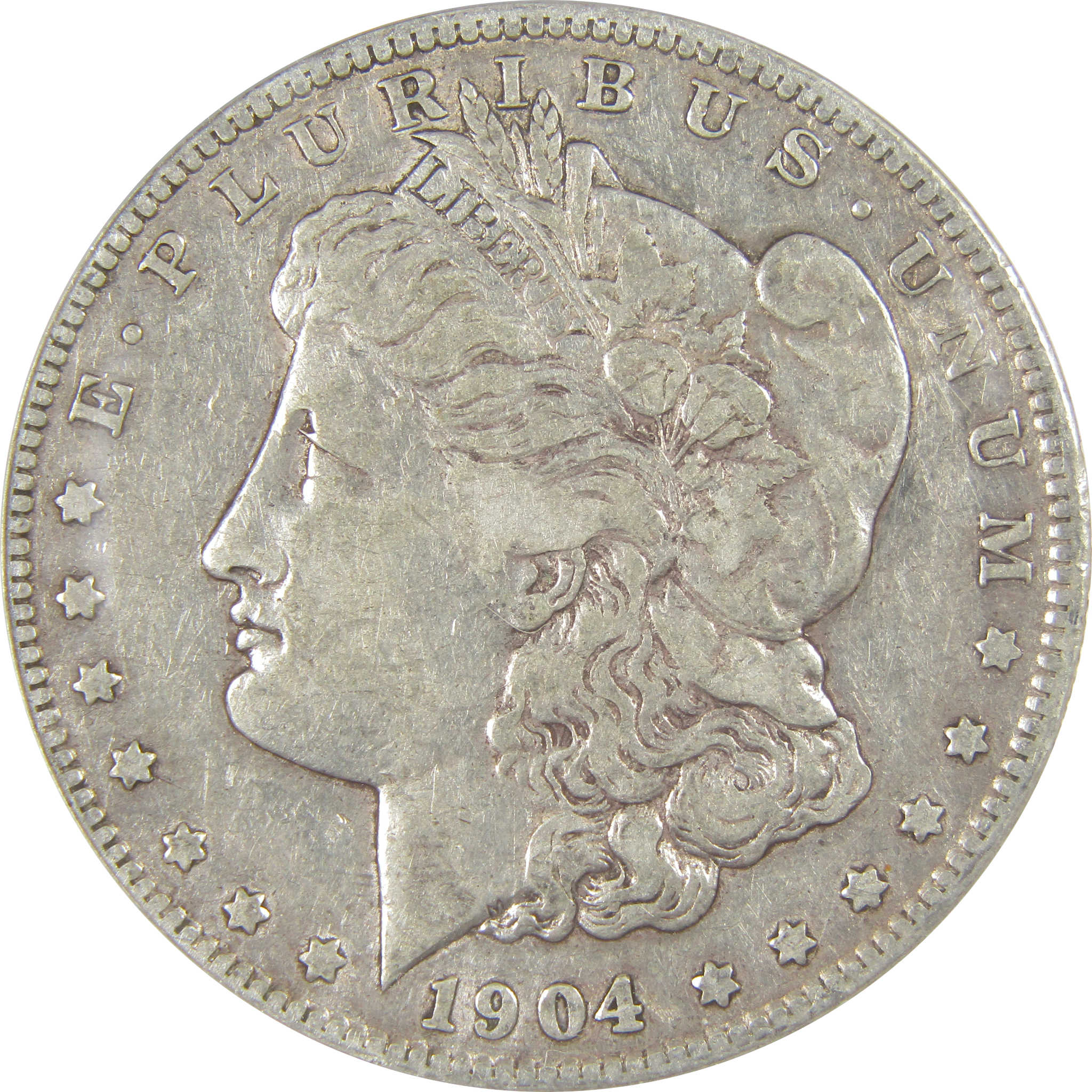 1904 S Morgan Dollar VF 25 ANACS Silver $1 Coin SKU:I21143 - Morgan coin - Morgan silver dollar - Morgan silver dollar for sale - Profile Coins & Collectibles