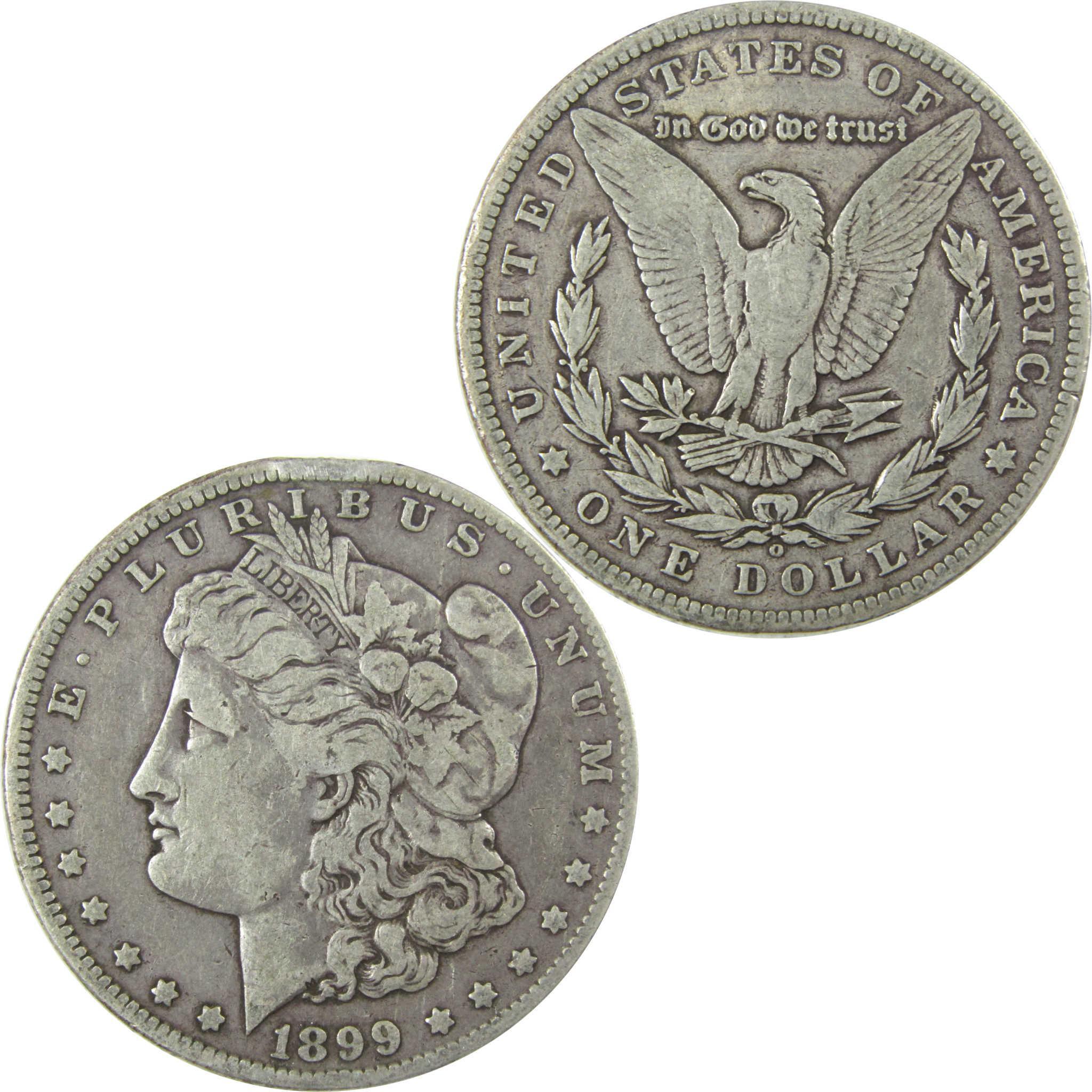 1899 O Micro O Morgan Silver Dollar F Fine Details $1 Coin SKU:I24729 - Morgan coin - Morgan silver dollar - Morgan silver dollar for sale - Profile Coins & Collectibles
