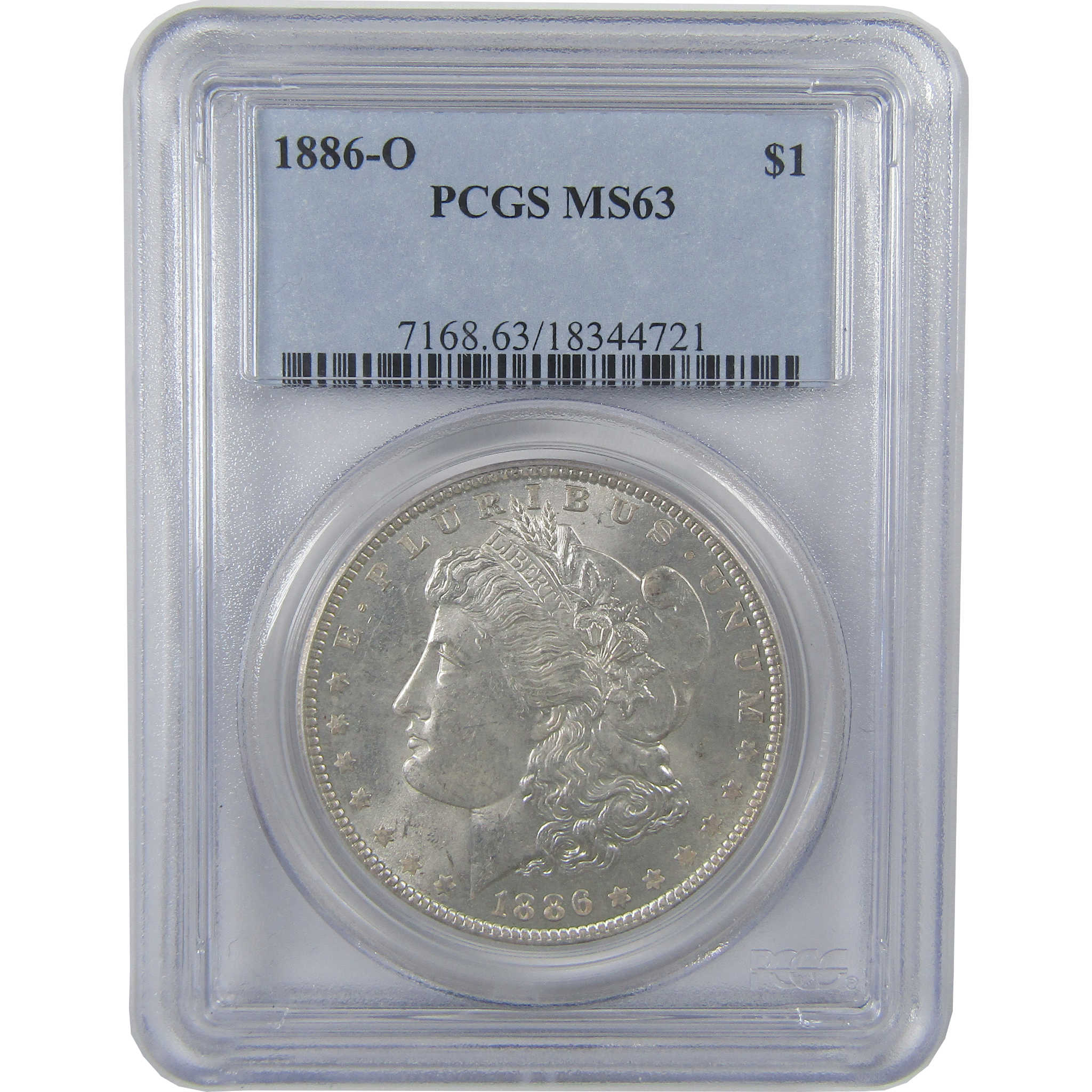1886 O Morgan Silver Dollar MS 63 PCGS Uncirculated $1 Coin - Morgan coin - Morgan silver dollar - Morgan silver dollar for sale - Profile Coins & Collectibles