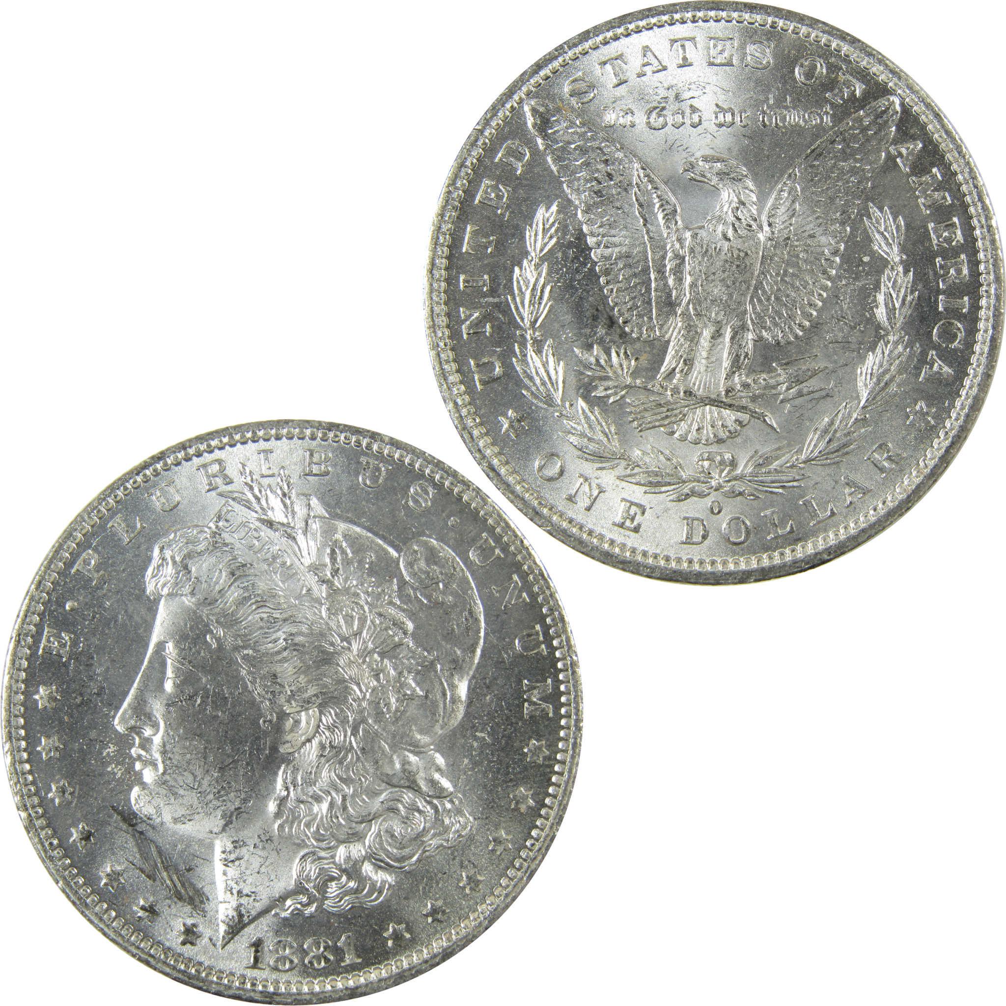 1881 O Morgan Silver Dollar Uncirculated Mint State $1 Coin SKU:I27707 - Morgan coin - Morgan silver dollar - Morgan silver dollar for sale - Profile Coins & Collectibles