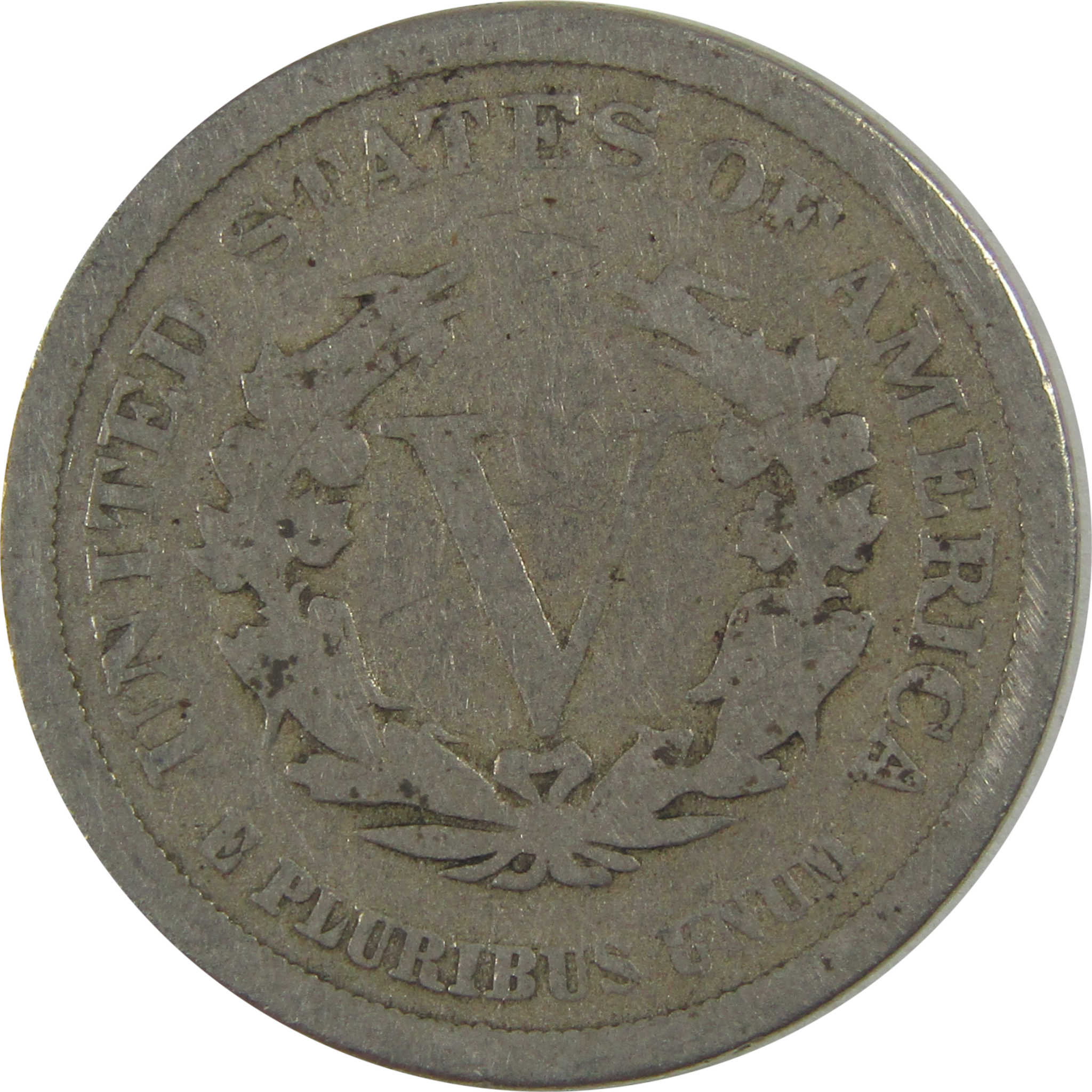 1883 No Cents Liberty Head V Nickel G Good 5c Coin SKU:I20971