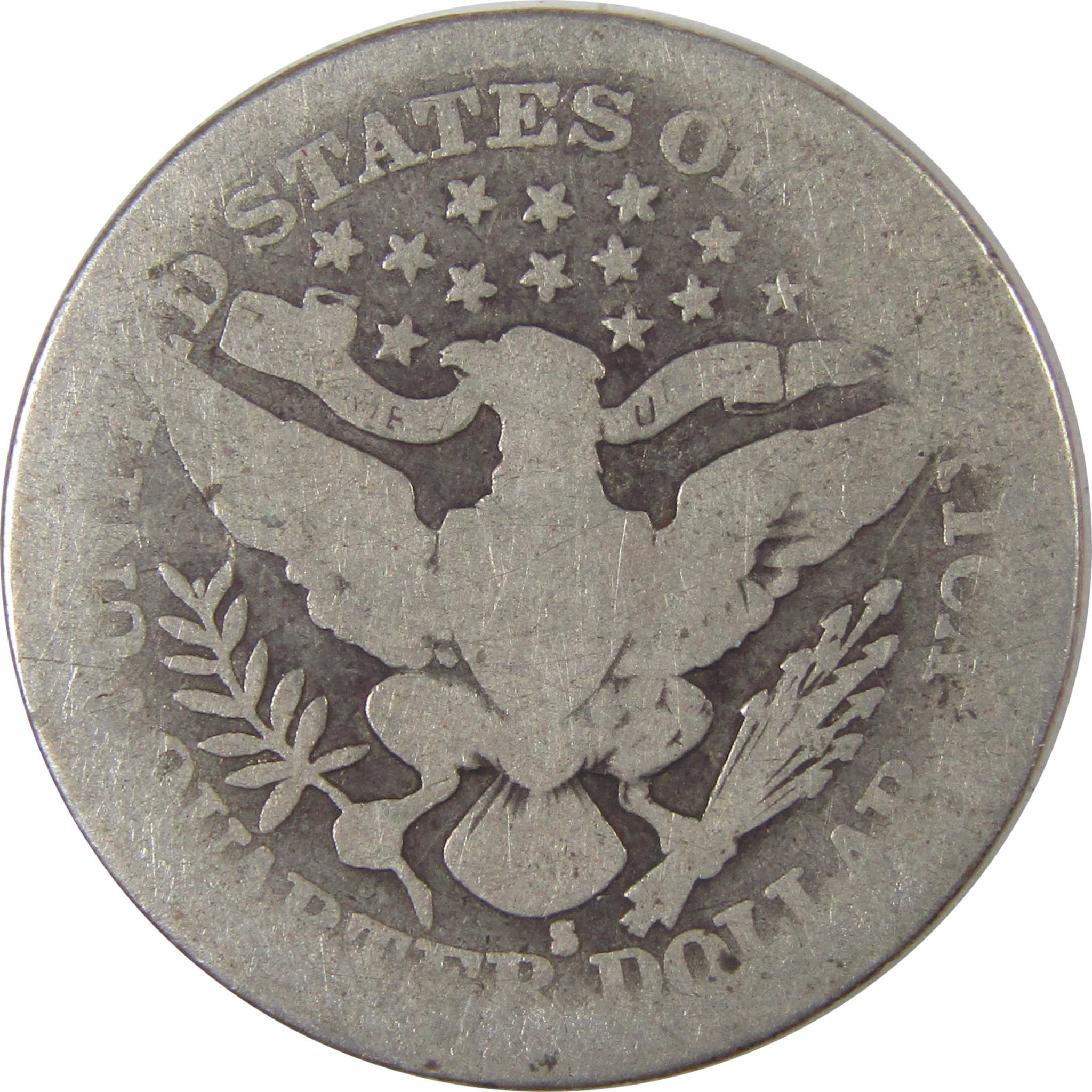 1914 S Barber Quarter AG About Good Silver 25c Coin SKU:I18079