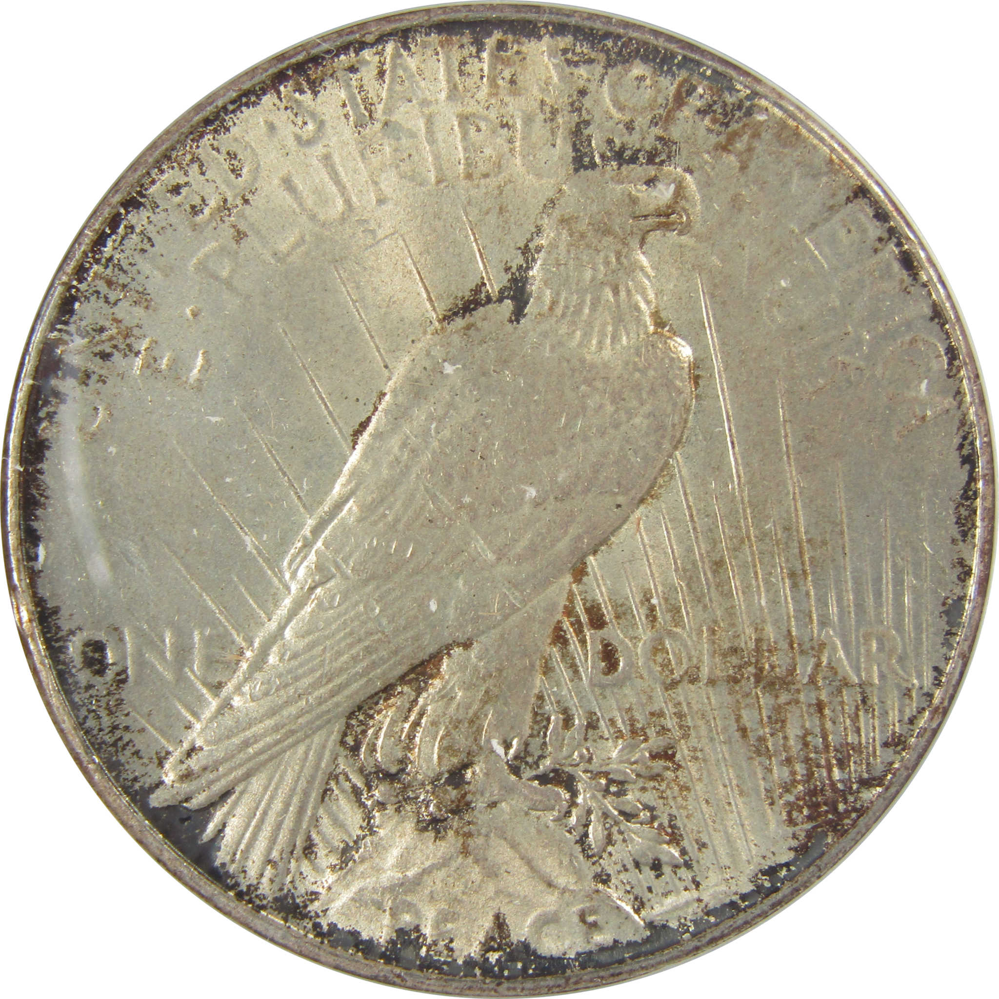 1935 Peace Dollar MS 60 ANACS Silver Uncirculated $1 Coin SKU:I20763